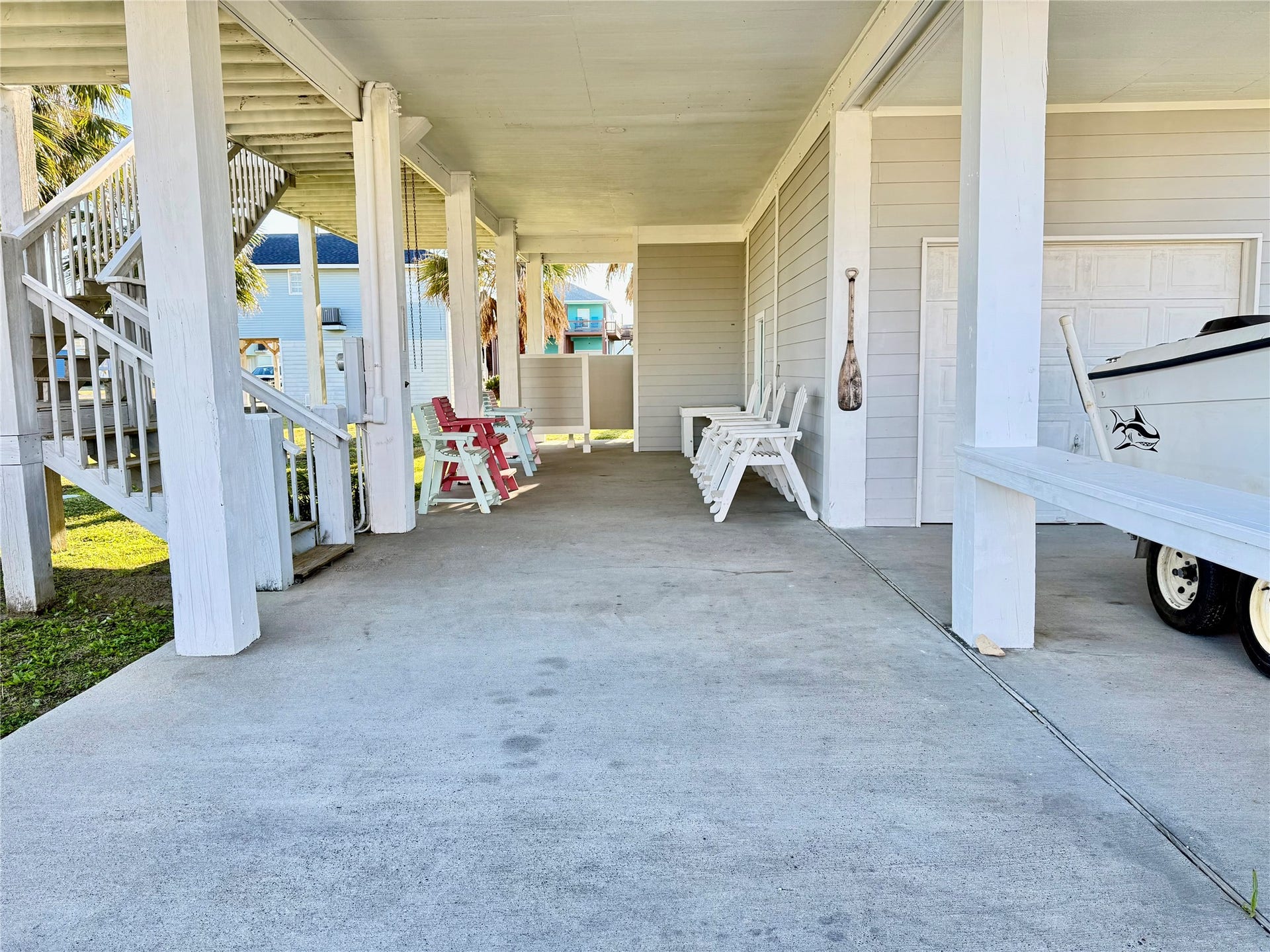 981 Nassau Drive, Crystal Beach, TX 77650 Carport