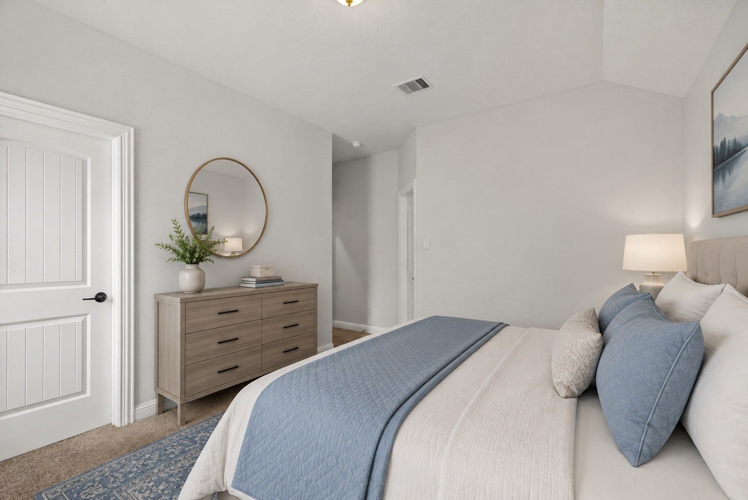 26111 Tintagel Lane, Kingwood, TX 77339 Virtually Stagged - Well-sized Fourth bedroom with plush carpet and generous closet space, a comfortable, move-in-ready room!