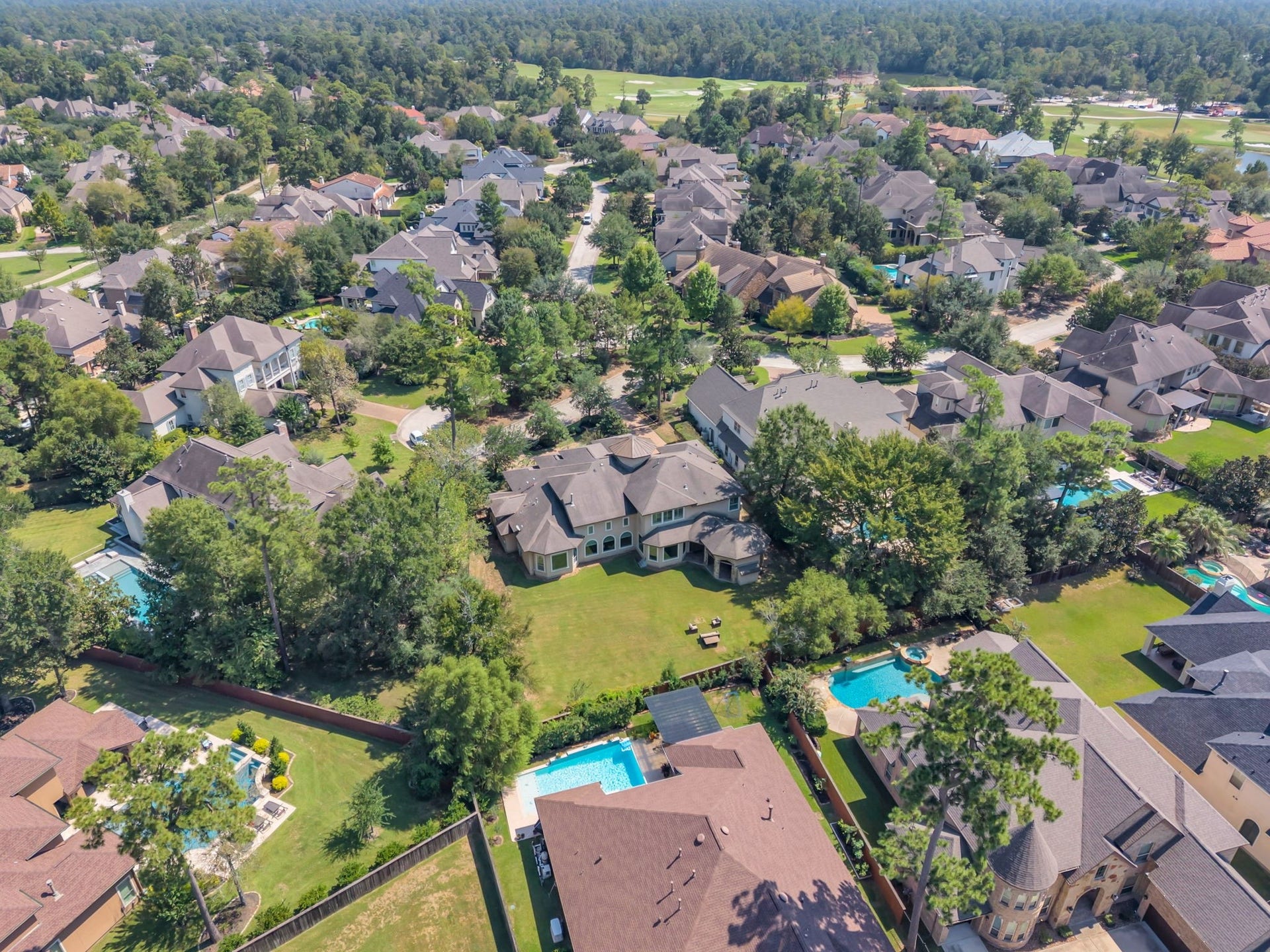 Beautiful setting with Player Woods Golf Course nearby.