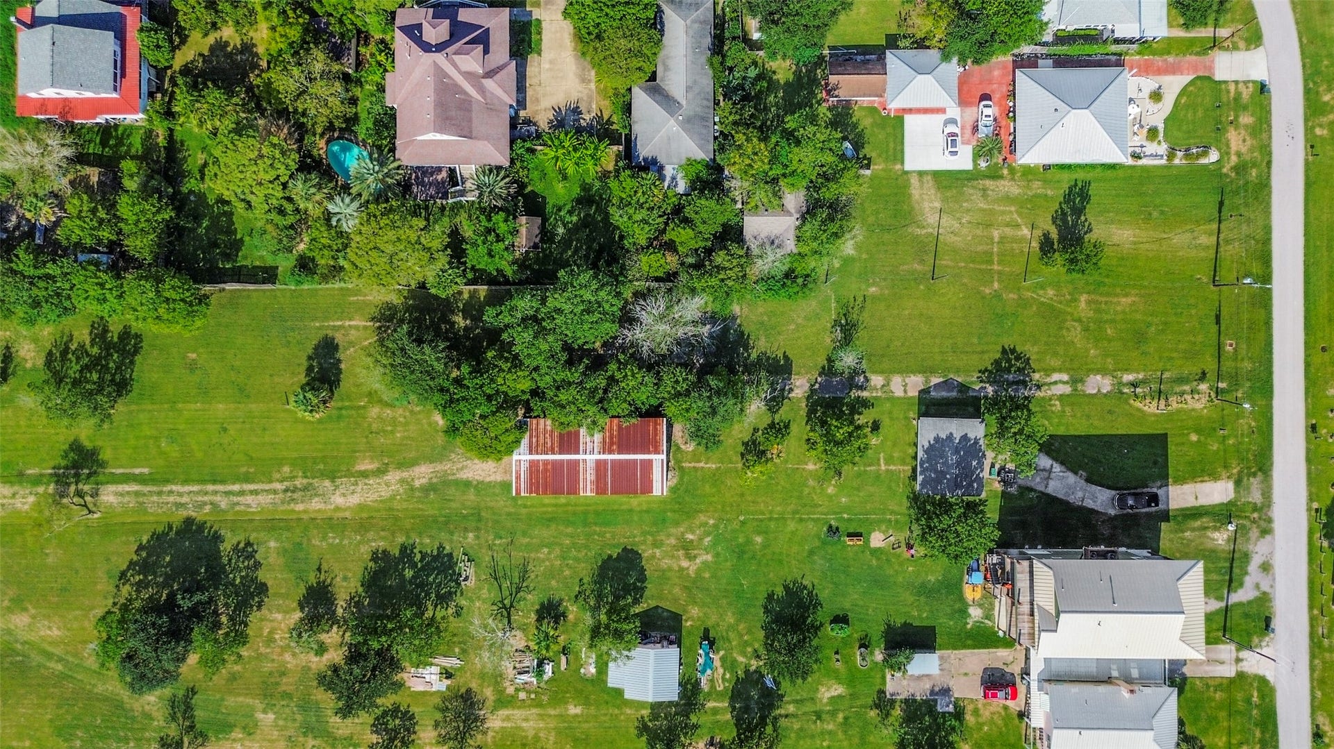 2480 E East Bayshore Drive, San Leon, TX 77539 Aerial view of lot #2