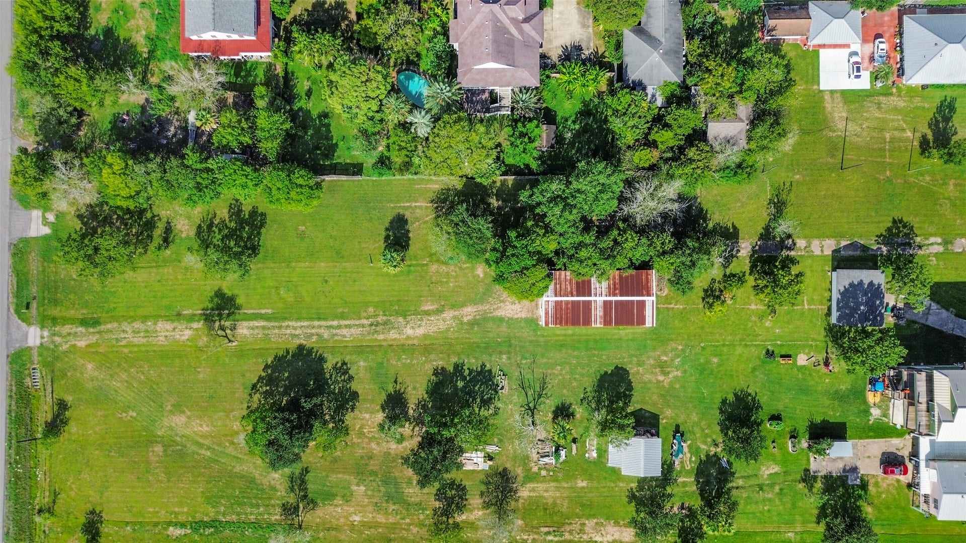 2480 E East Bayshore Drive, San Leon, TX 77539 Aerial view of lot #1