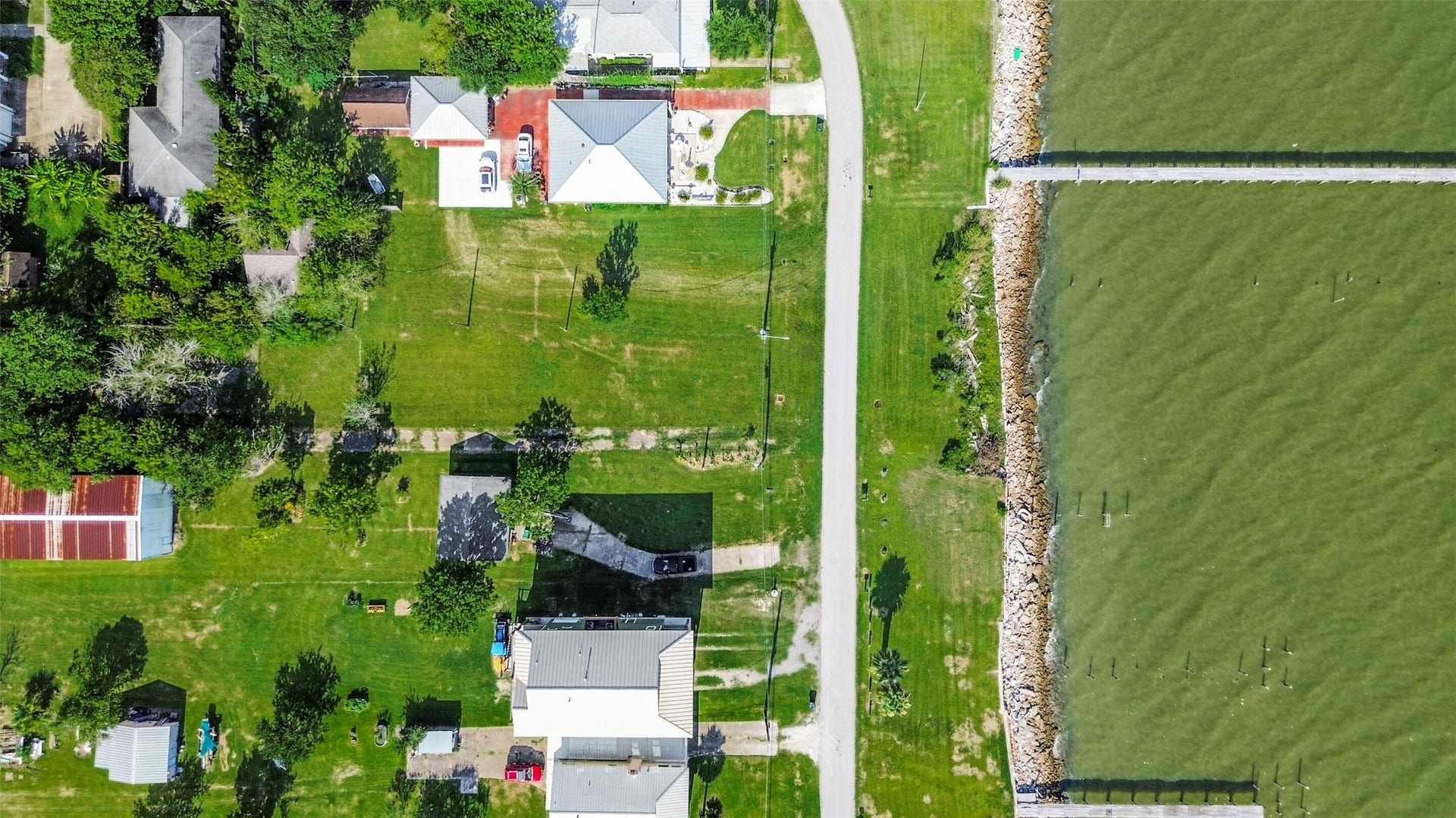 2480 E East Bayshore Drive, San Leon, TX 77539 Aerial view of lot #3