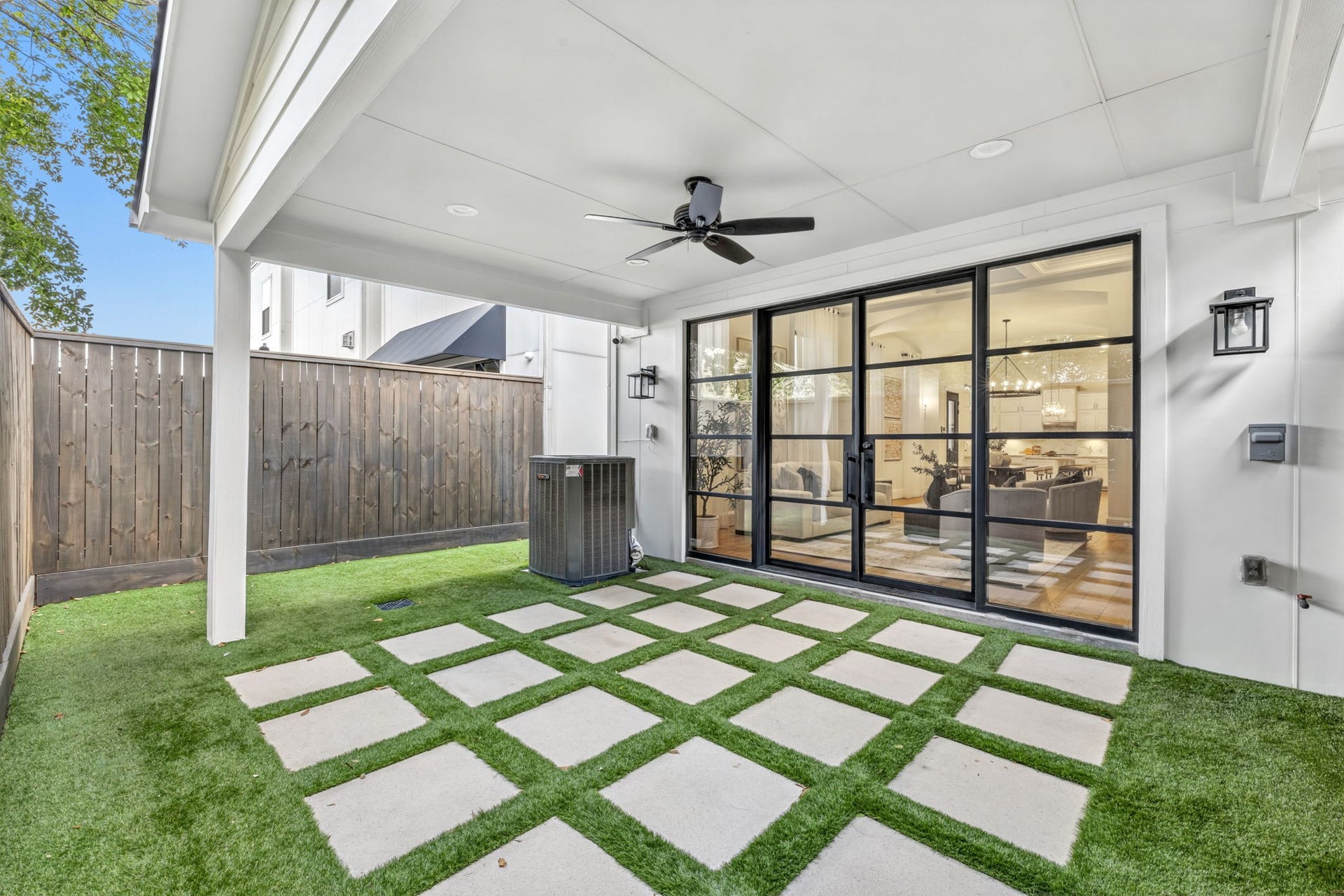 1713 Holman Street, Houston, TX 77004 Broad covered patio extends your living area outdoors for shaded dining and relaxation