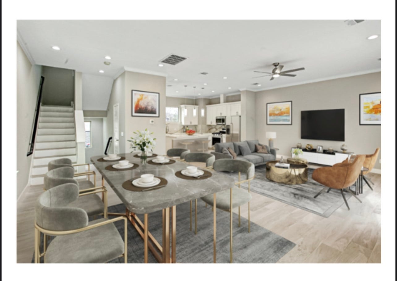 3327 Kilgore Street, #F, Houston, TX 77021 Sample staged photo.
