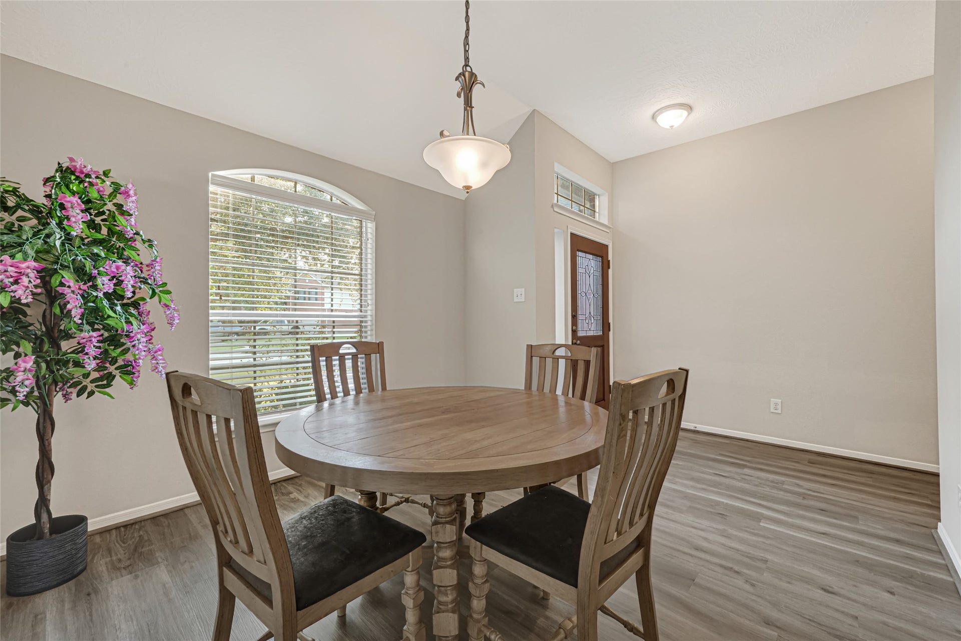 804 Cherry Blossom Drive, League City, TX 77573 entryway of the home opens to the dining room/optional office area great for working from home