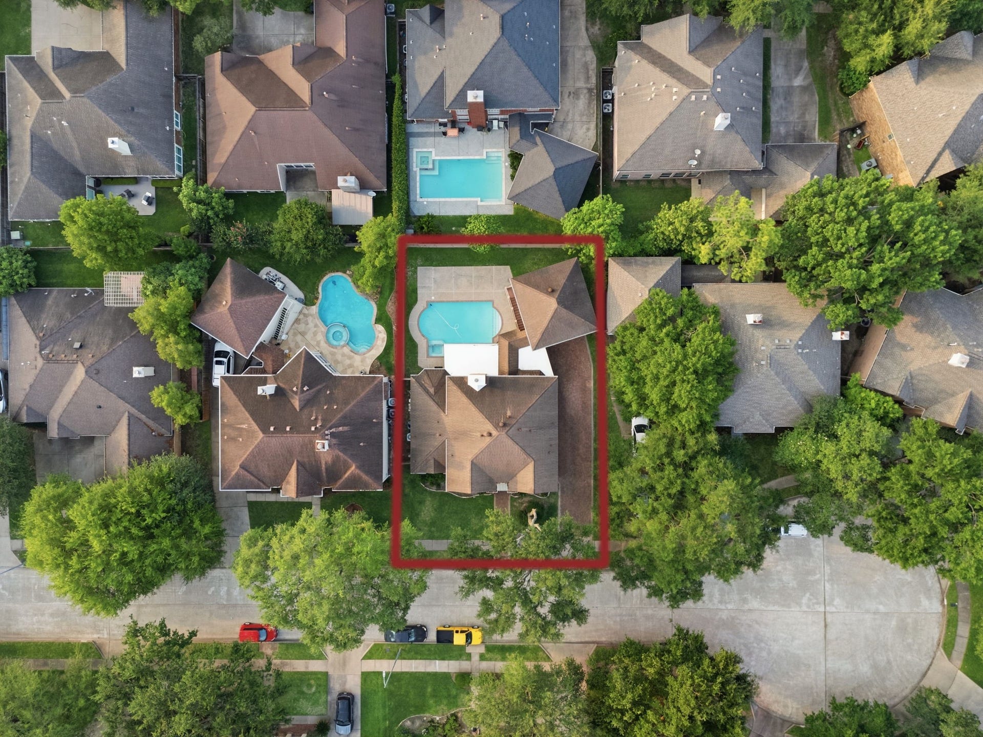 14114 Scarborough Fair Street, Houston, TX 77077 overhead view 1