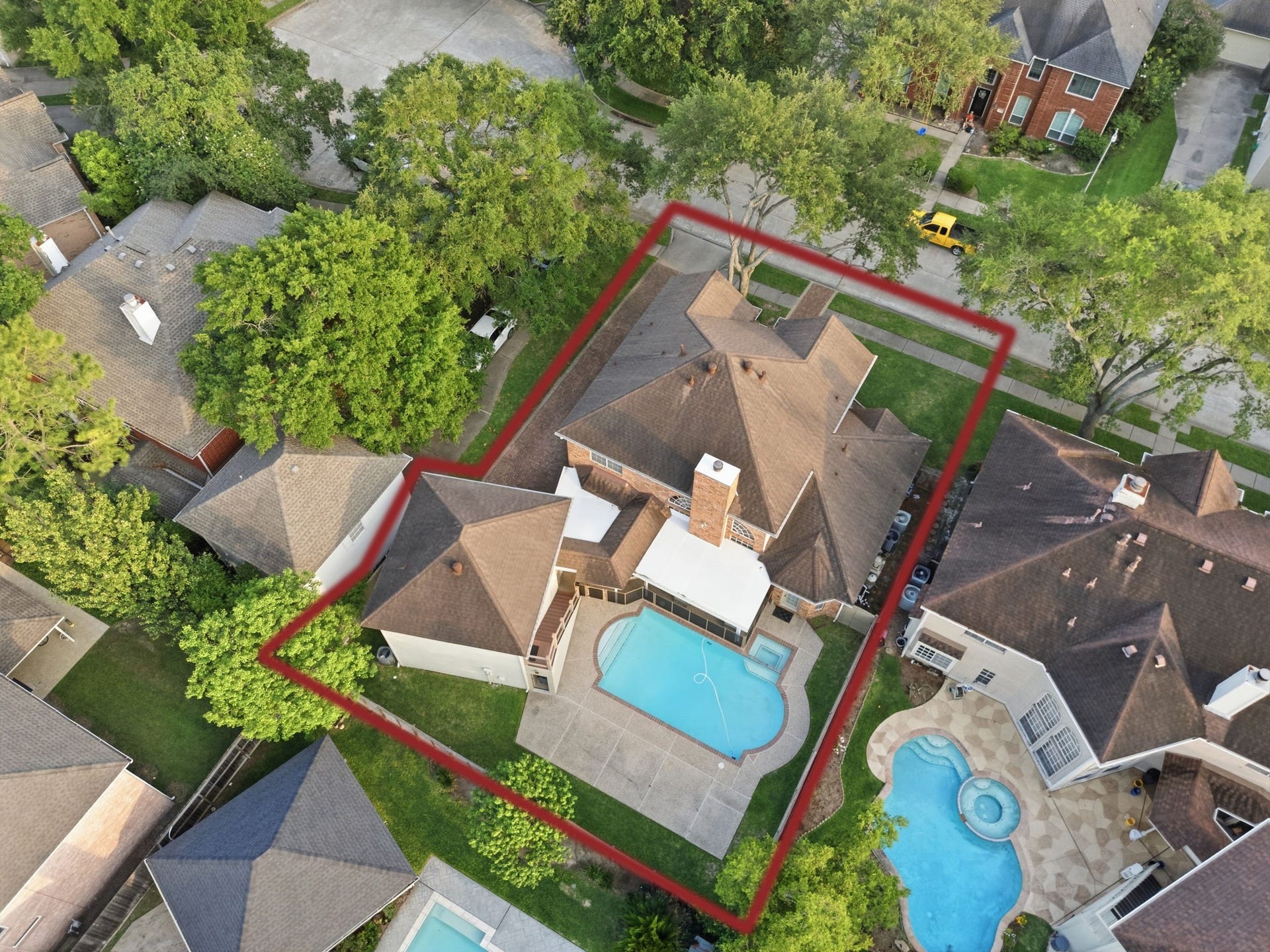14114 Scarborough Fair Street, Houston, TX 77077 overhead view 2