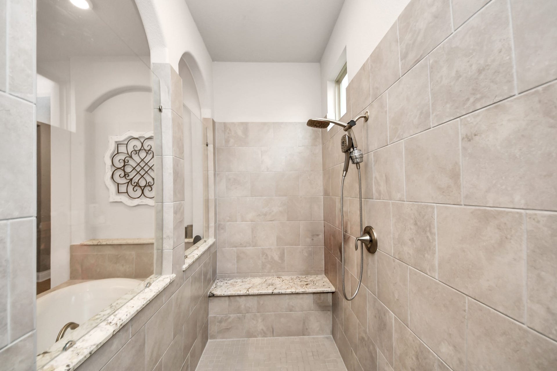 14926 Dogwood View Lane, Cypress, TX 77429 HUGE walk-in Shower in Primary Bathroom.