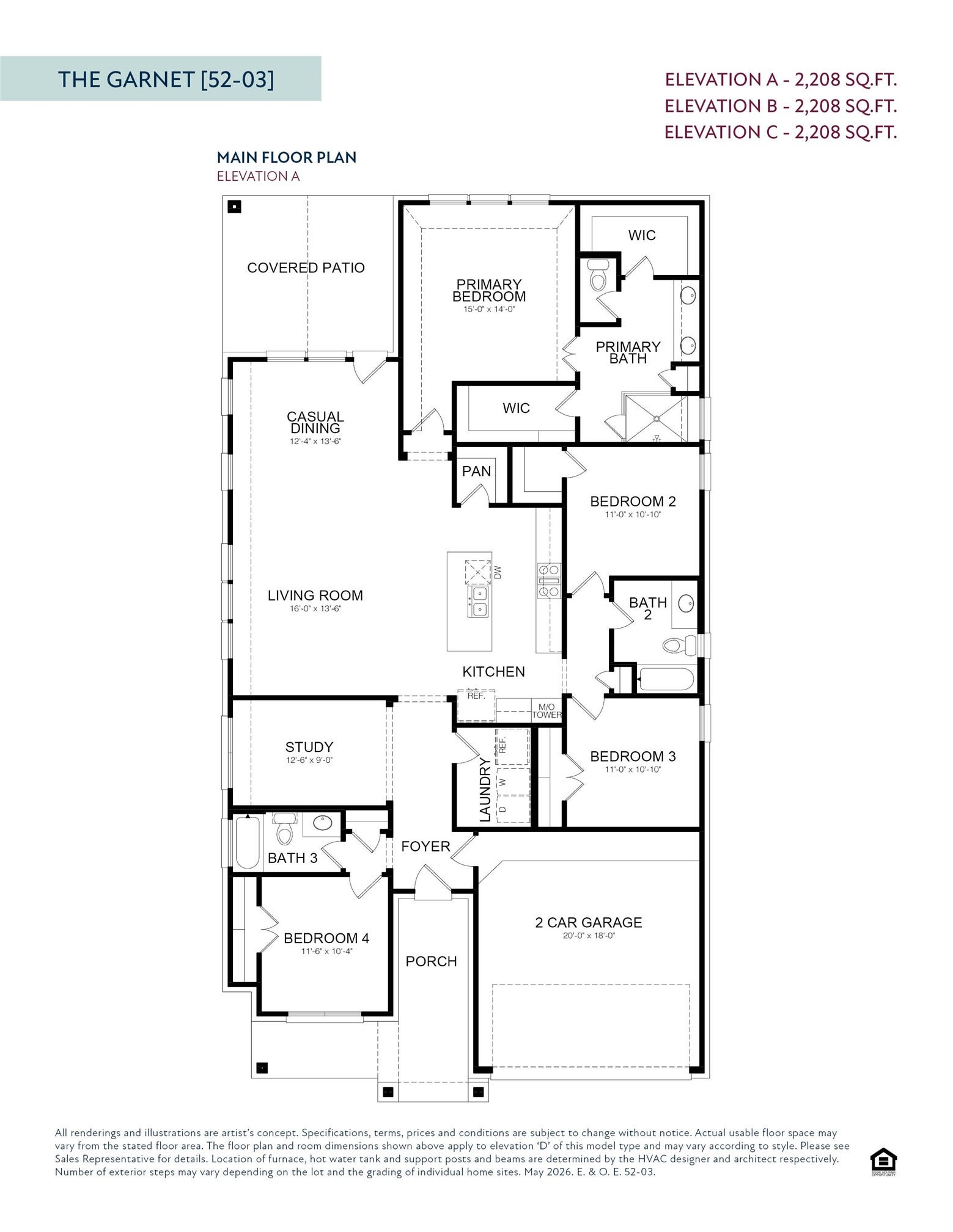 413 Mourning Dove Drive, Waller, TX 77484 Floor Plan