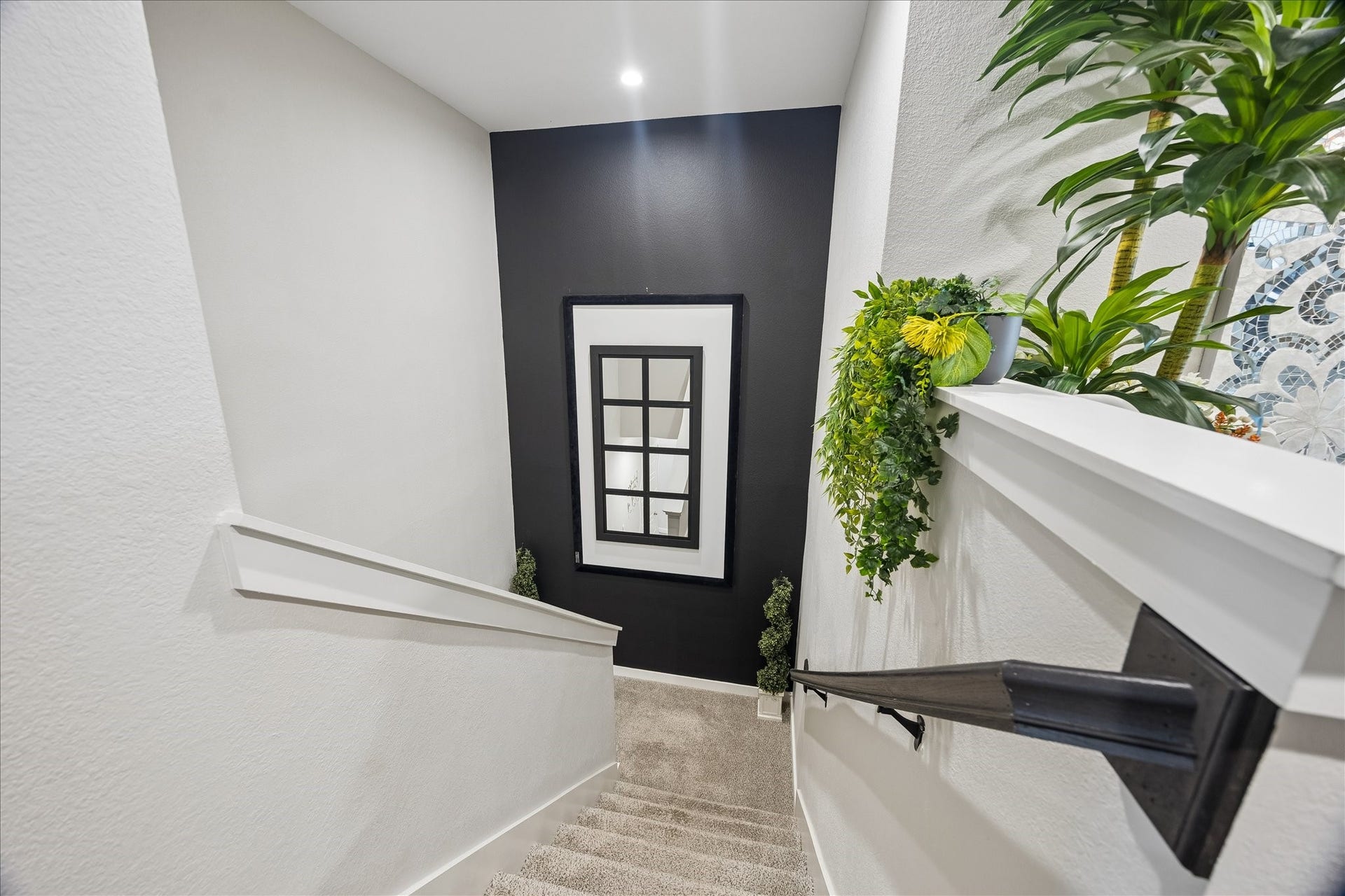 3034 Crown Gate Drive, Houston, TX 77047 Bright upstairs landing with a window providing natural light and access to the secondary living spaces.