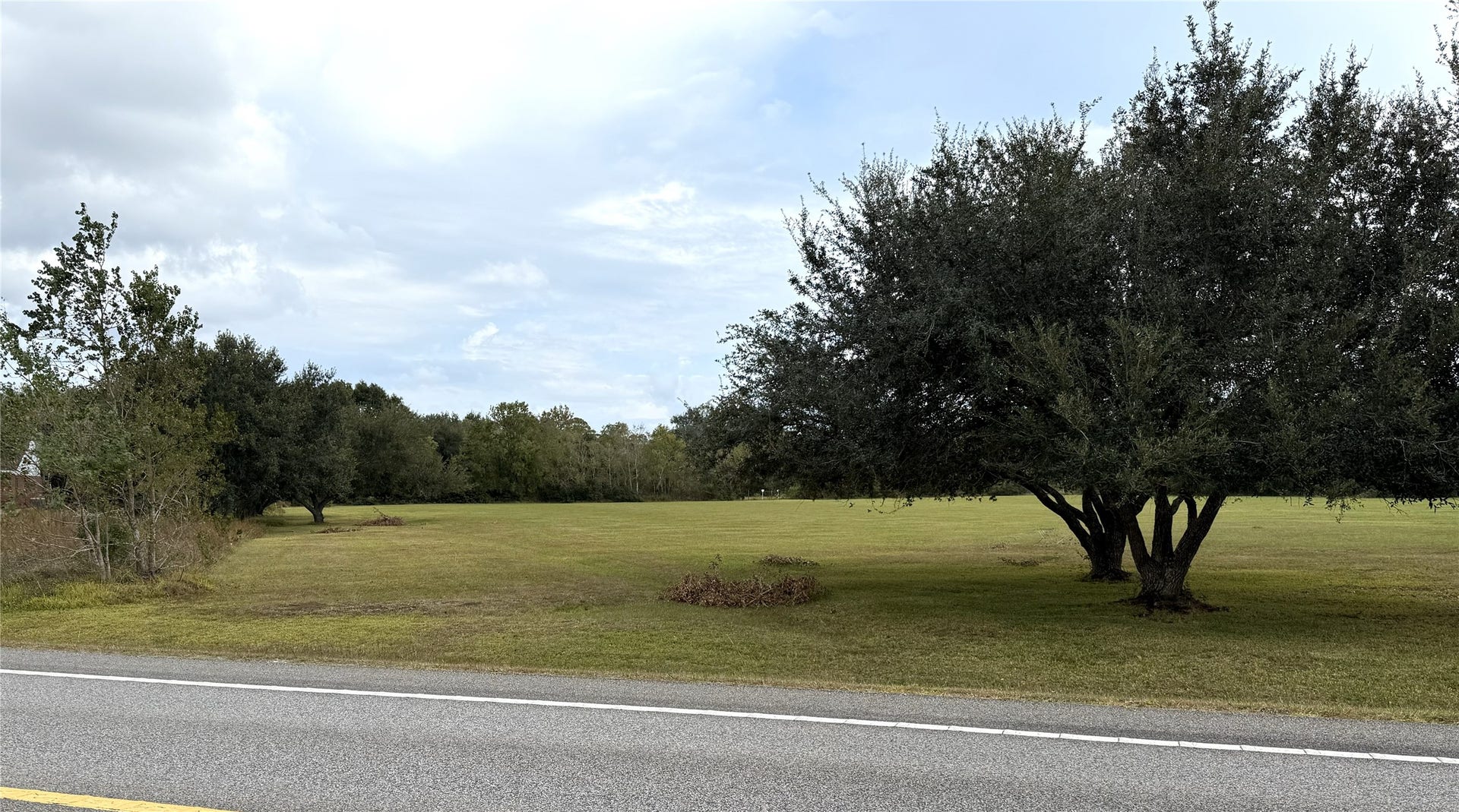 6315 Main Street, Hitchcock, TX 77563 Tree line is the approximate left boundary line
