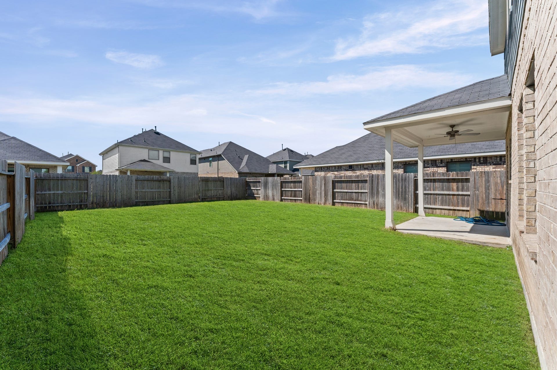 Backyard patio