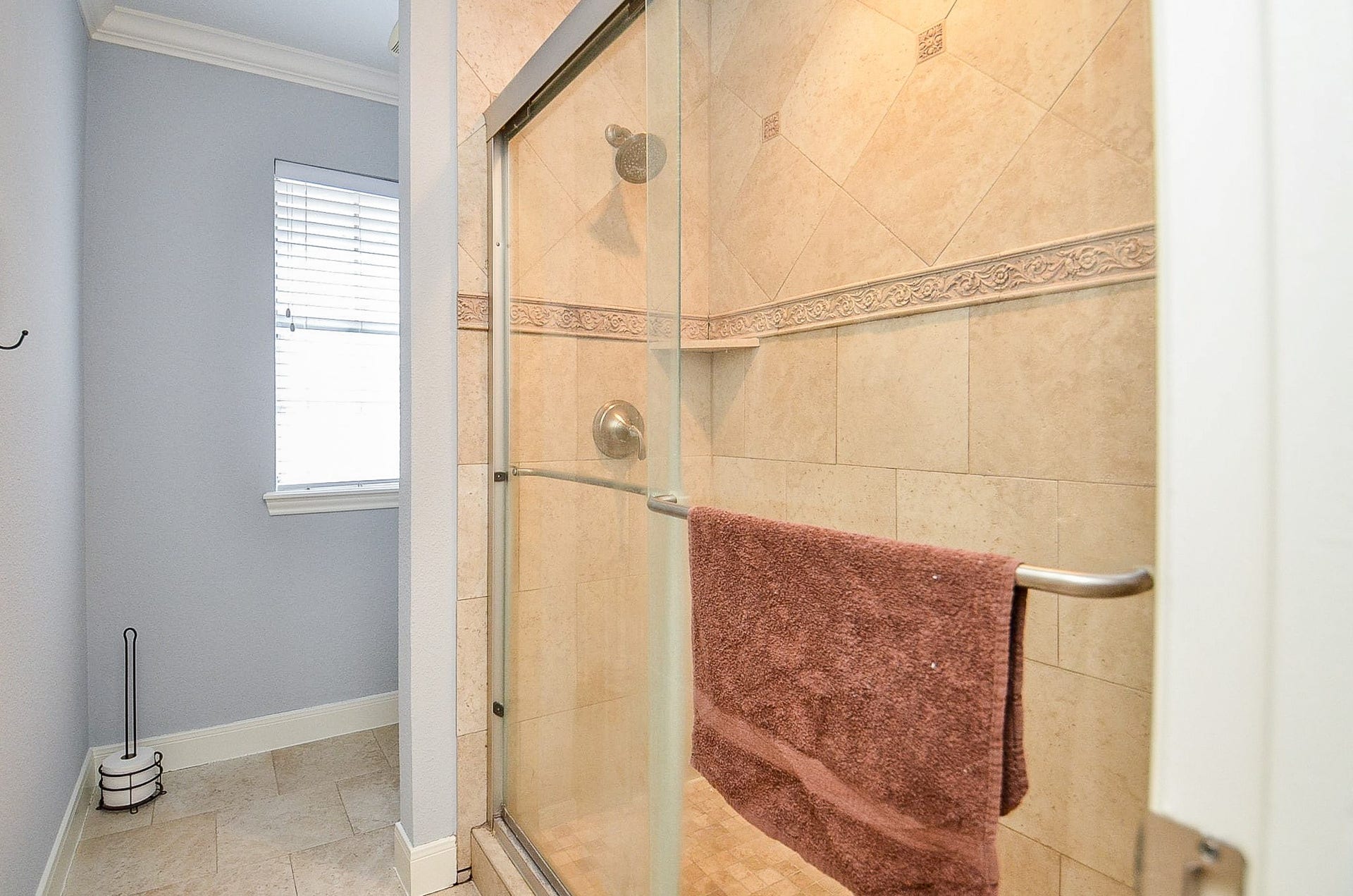 Walk-In Shower Upstairs