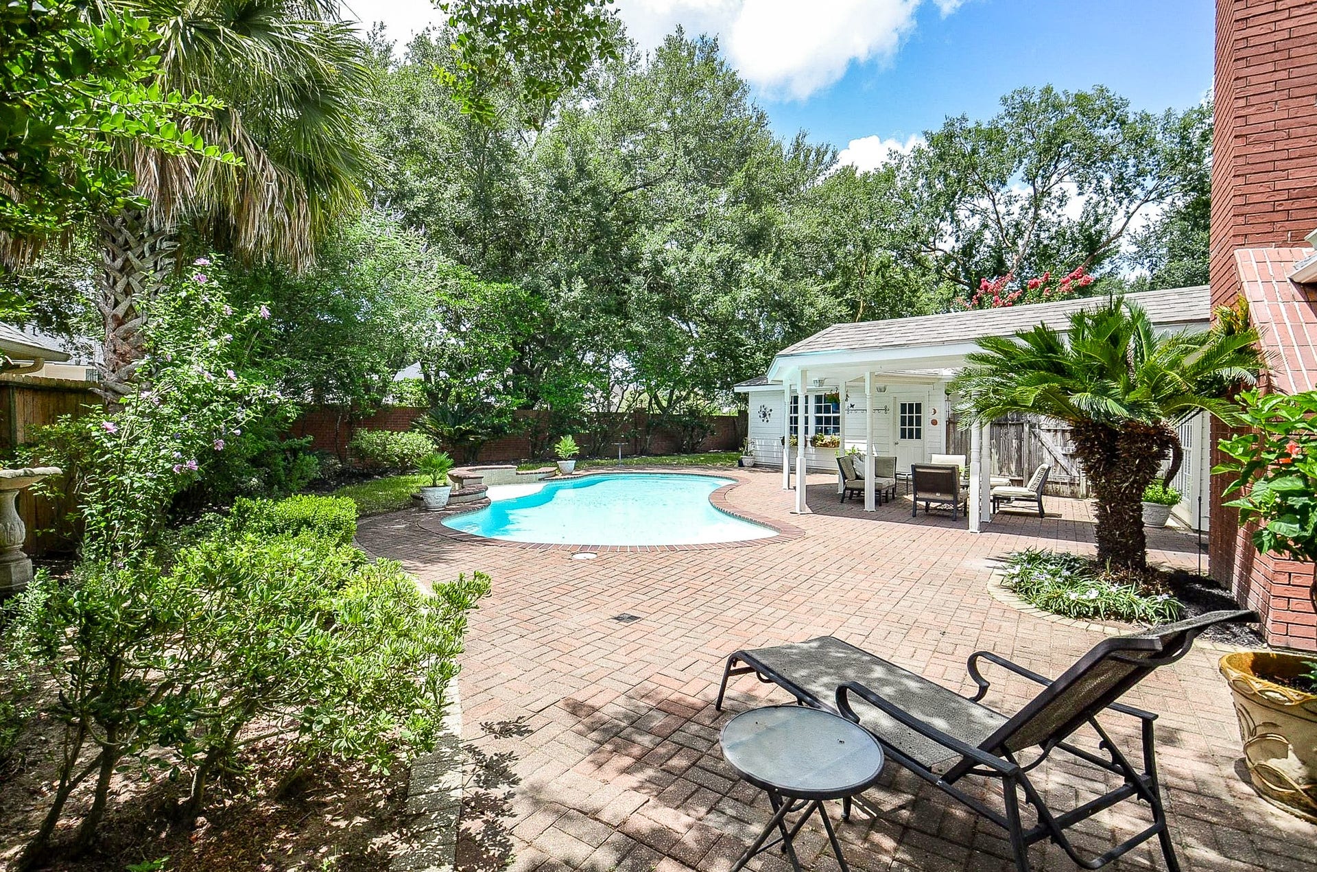 Large Patio to chill by the pool on Summer Days
