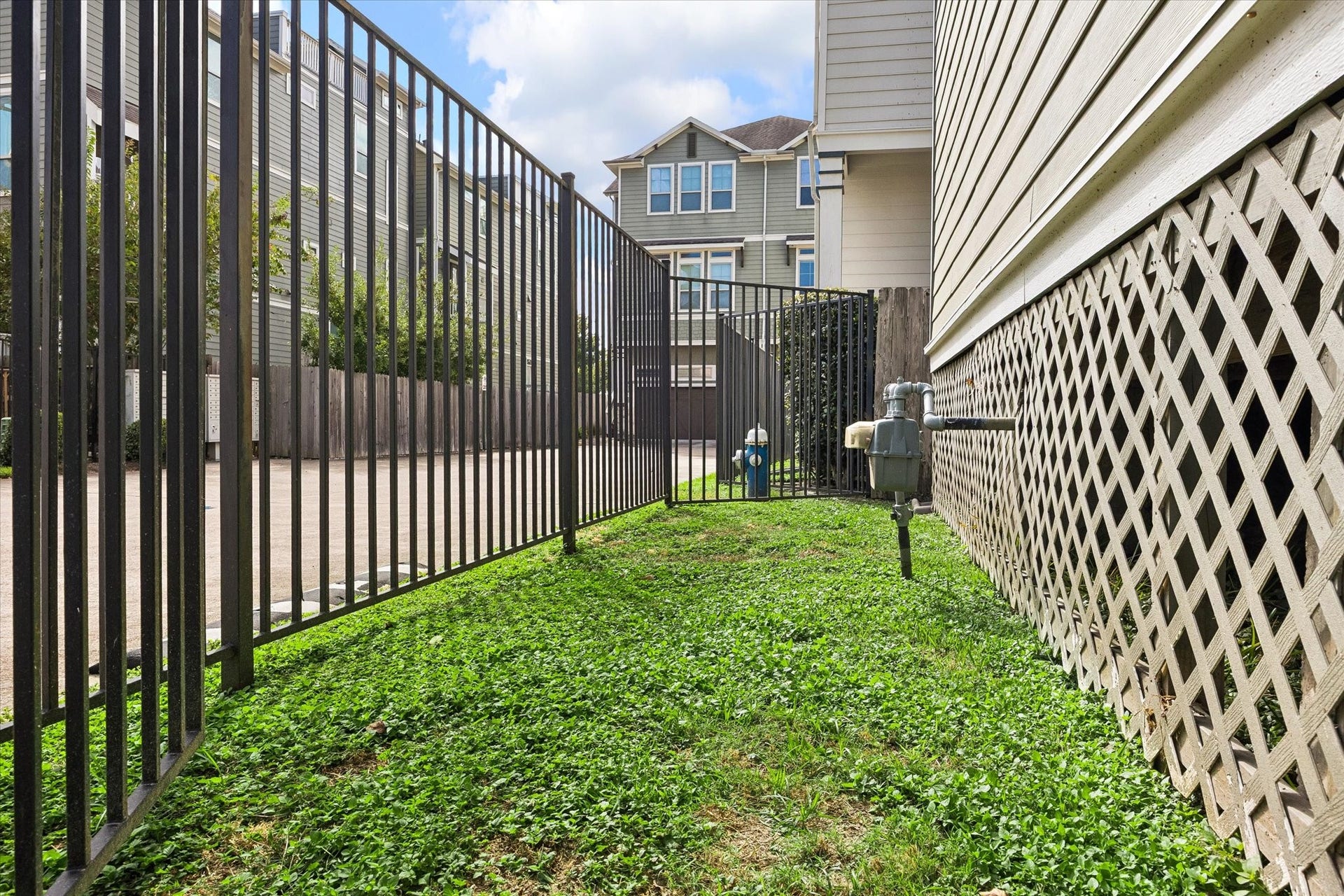 1209 Nelson Falls Lane, Houston, TX 77008 Yard