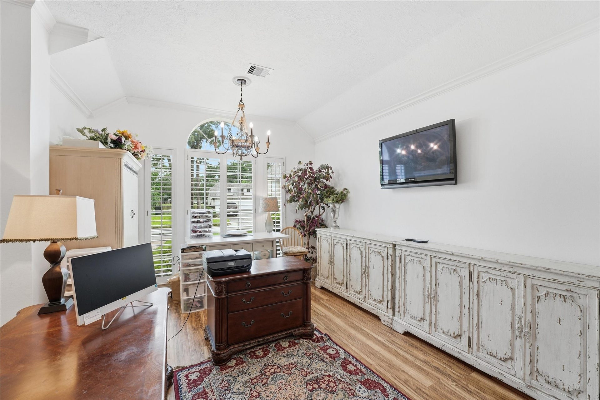Large room presently used as the home office.