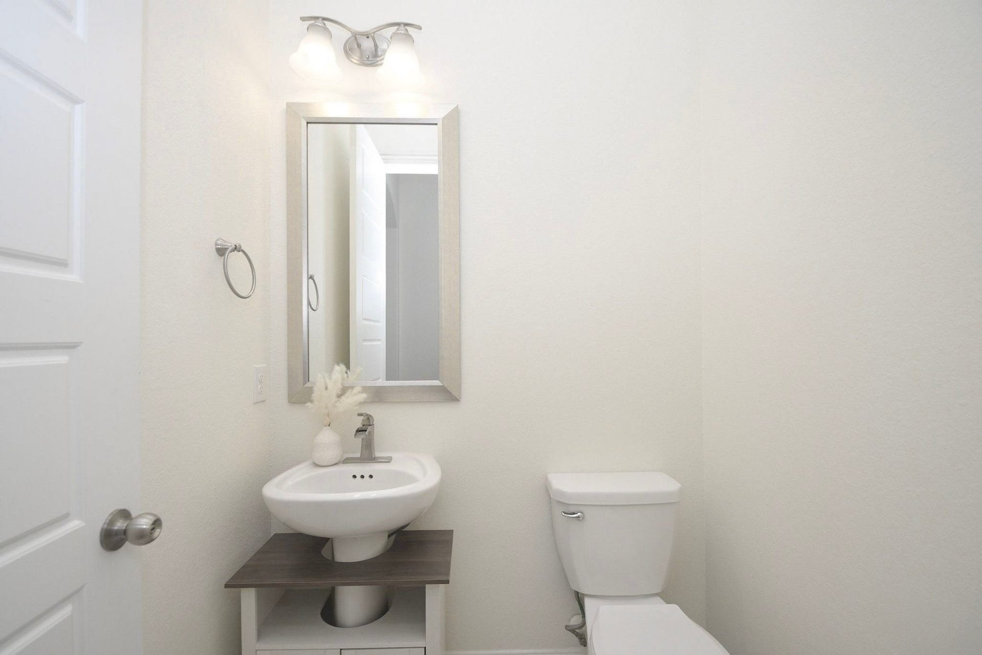 half bathroom downstairs