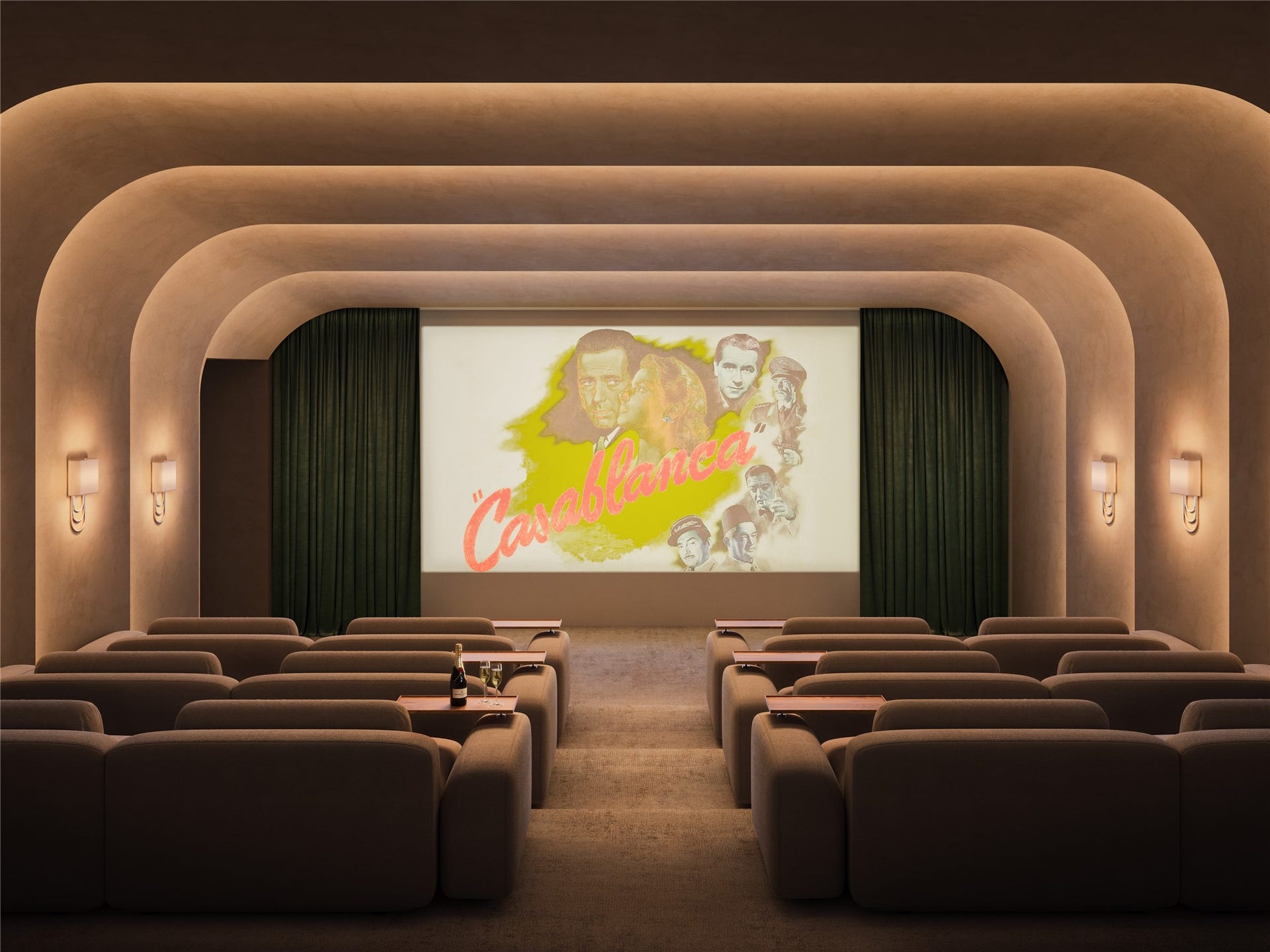 102 Asbury Street, #1303, Houston, TX 77007 The Private Cinema can be found on level 8, with residents having the option to reserve the space.