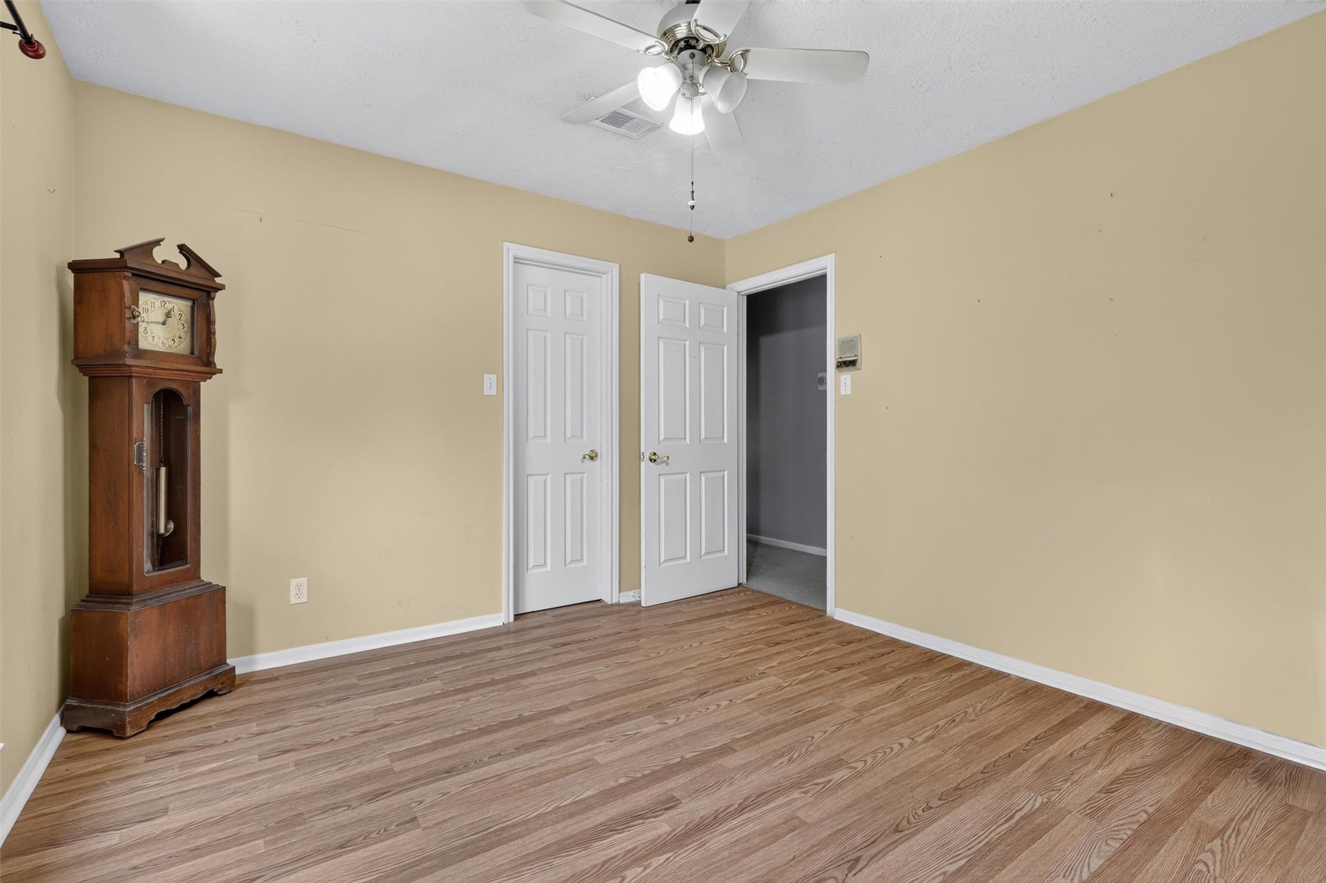 Another view of upstairs bedroom unfurnished