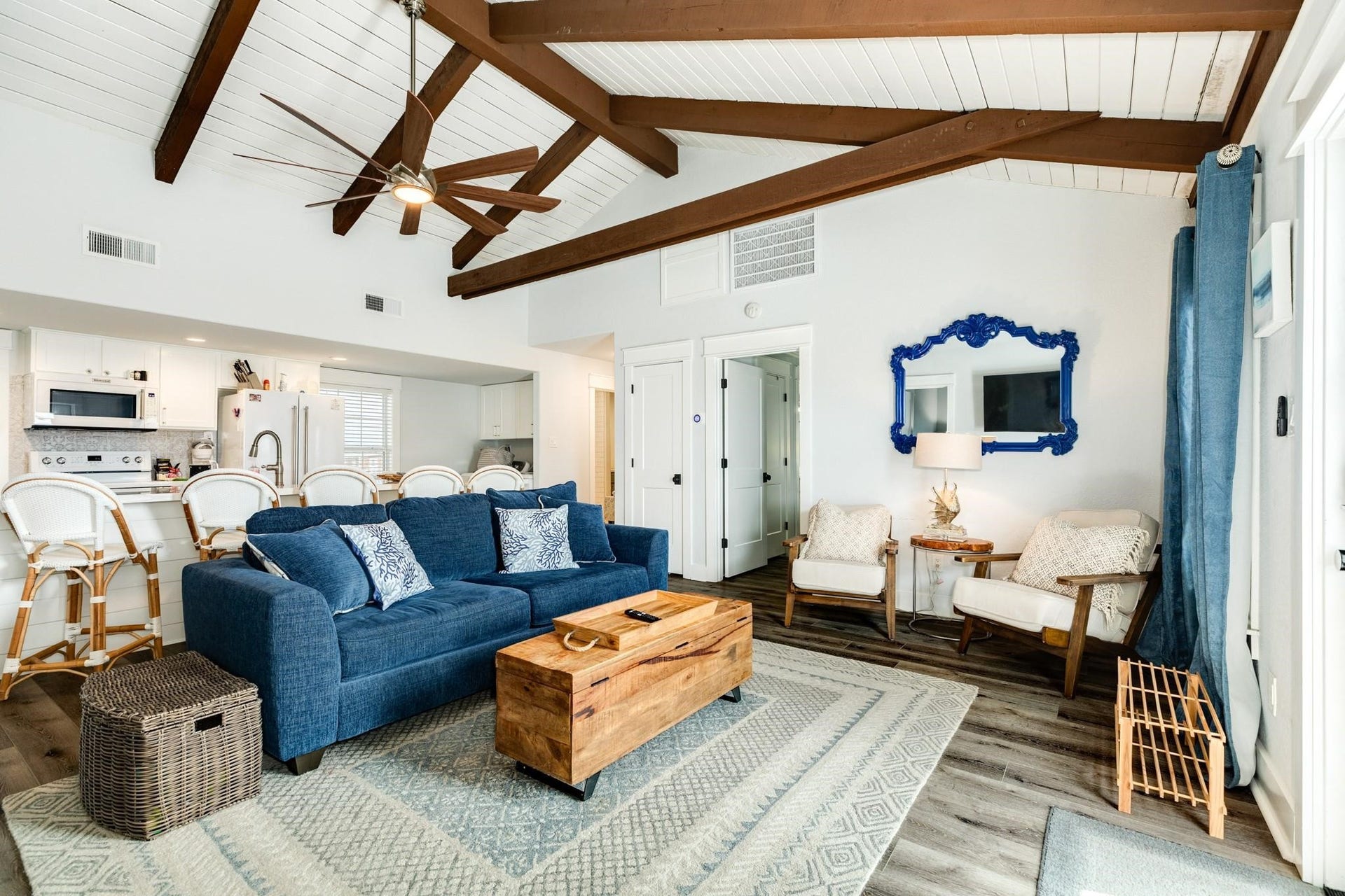 307 Angel Wing Street, Surfside Beach, TX 77541 Bright, inviting, and fully furnished. Just bring your suitcase and start making beach memories!