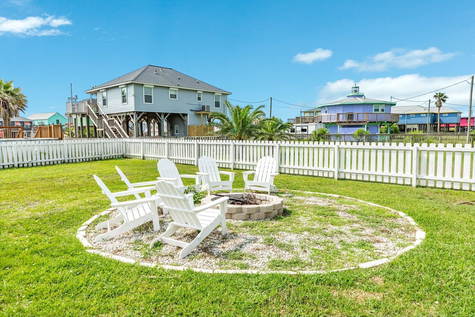 307 Angel Wing Street, Surfside Beach, TX 77541 End the day gathered around the fire under the stars!