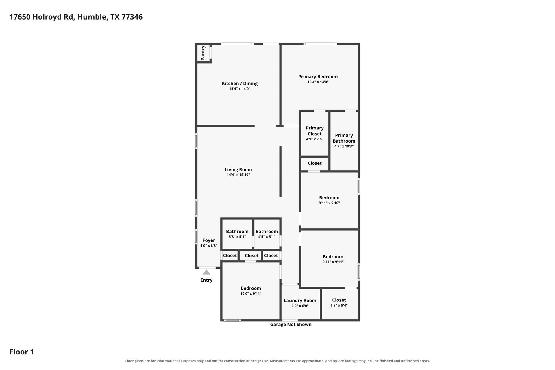 Floor plan. Measurements are approximate. Please measure independently for precise measurements.