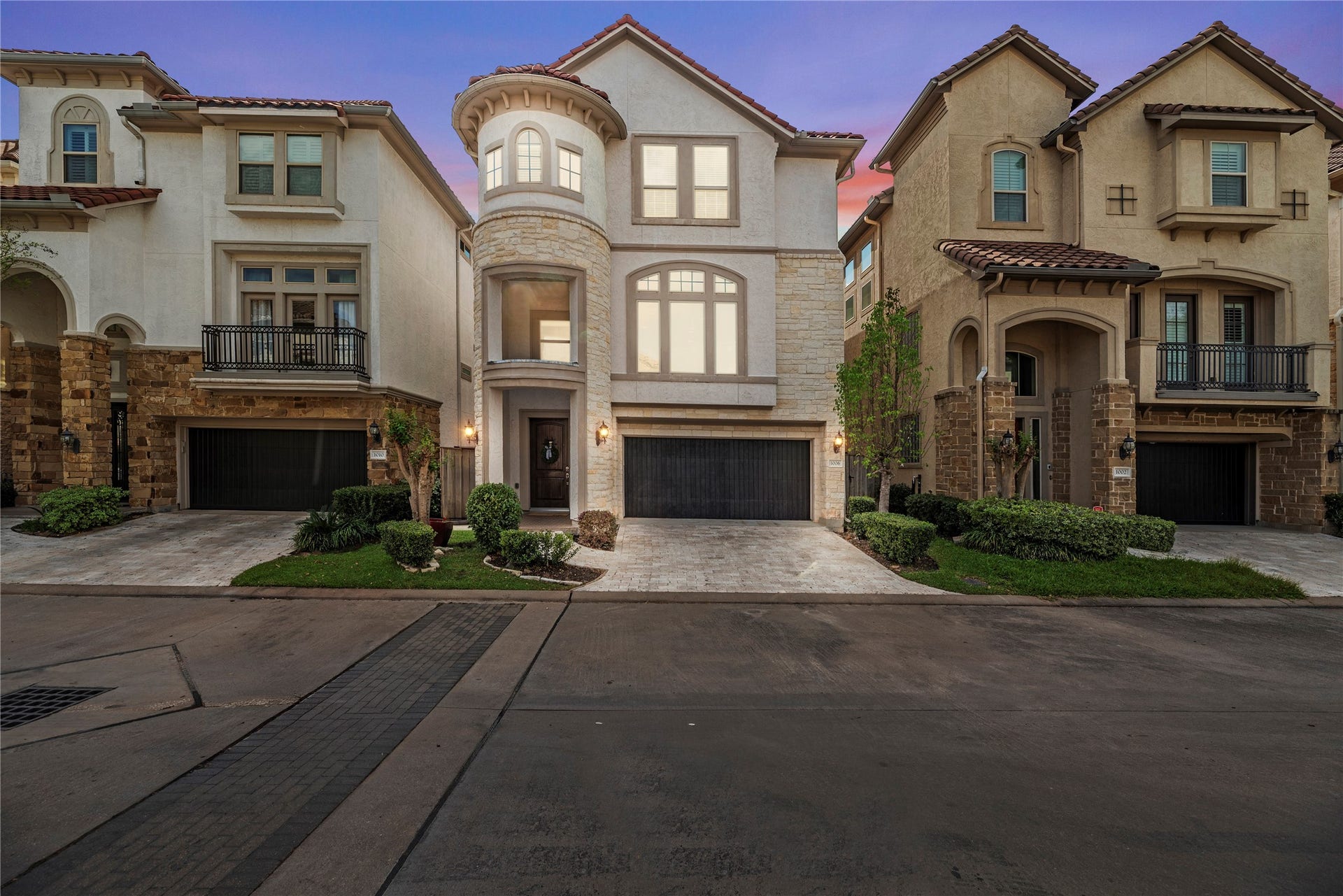 1006 Old Oyster Trail, Sugar Land, TX 77478 Welcome to paradise located within the sought after popular Gated Community, The Enclave of Lake Pointe in the heart of Sugar Land. The Waterfront Views are spectacular from this striking three-story home featuring a stone-and-stucco facade, tile roof, turret-style architectural detail, and an inviting covered entry. Enjoy a two-car garage, and low-maintenance landscaping, all just a short stroll from Whole Foods, shops, restaurants, and neighborhood parks.