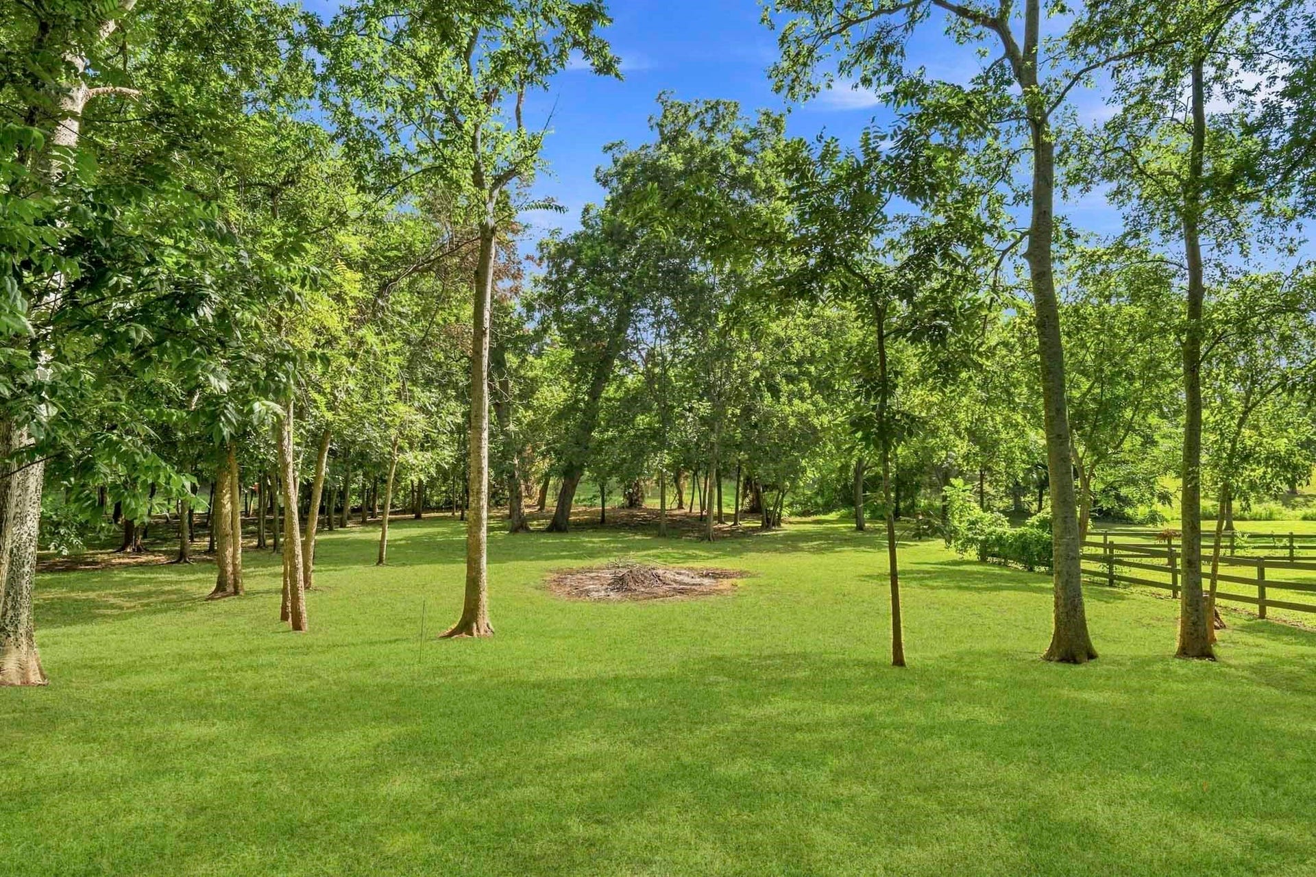 5202 Bessies Creek Trace, Fulshear, TX 77441 Natural beauty is enhanced by the exceptional sense of privacy and tranquility, allowing you to enjoy the beauty of nature in a serene setting year-round.