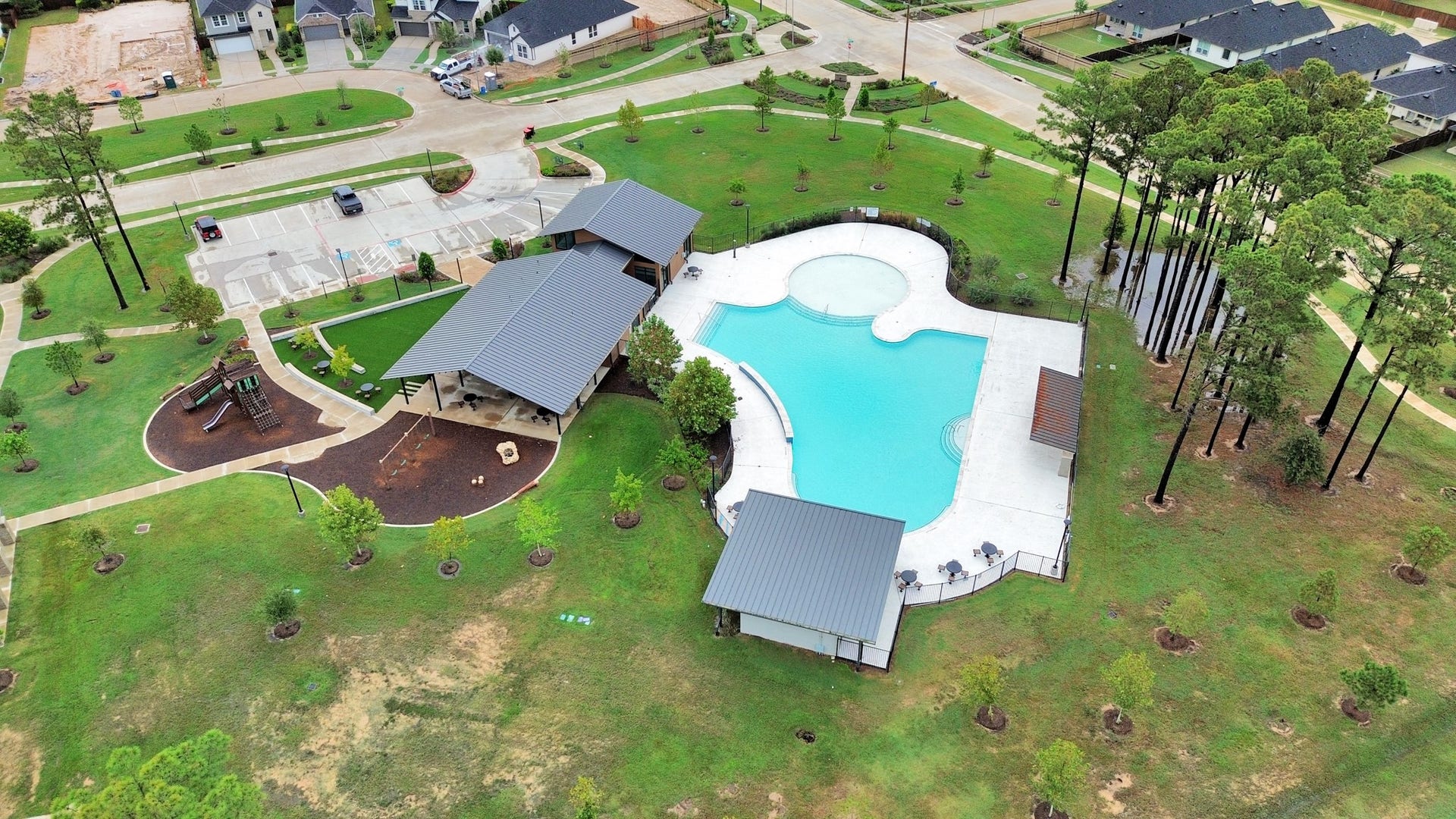 Community amenities include a playground, resort style pool, fitness center, pavilion and kitchen. New amenities coming soon include Basketball and Pickleball courts.