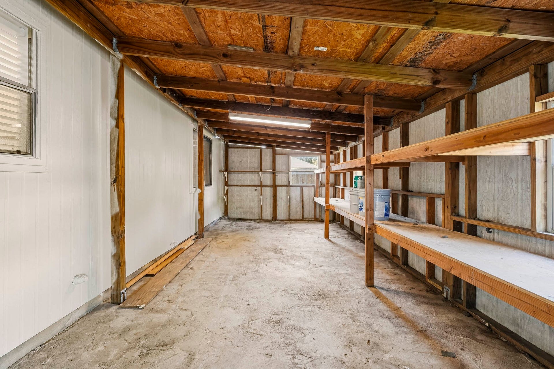 5815 Red River Drive, Dickinson, TX 77539 Backyard storage area