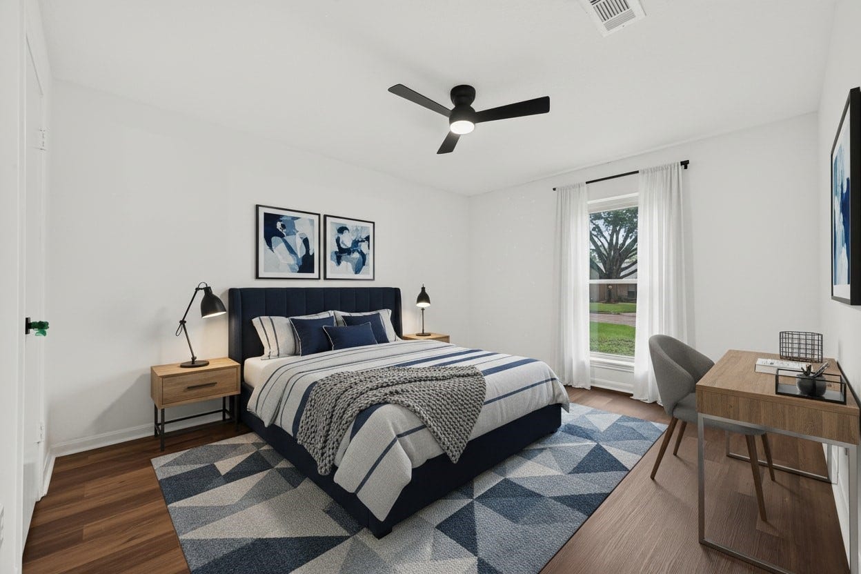 Virtually Staged- Bedroom # 2