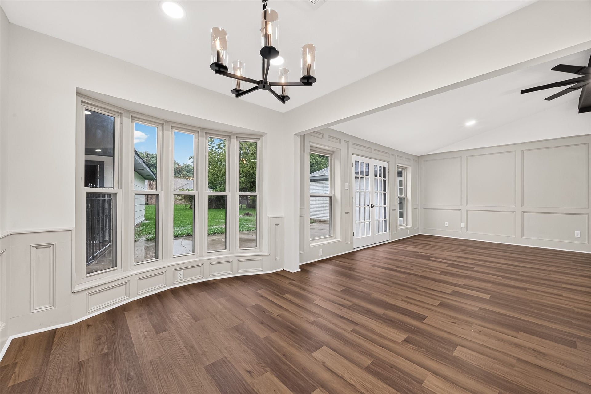 Dining and living area