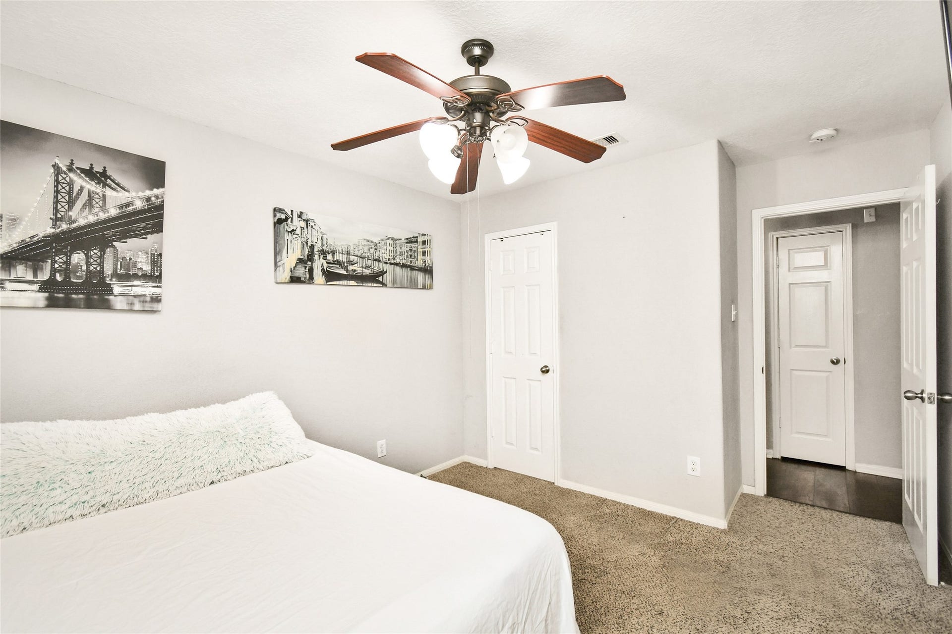 2319 Blue Reef Drive, Katy, TX 77449 Secondary bedroom featuring a spacious closet and easy access to the hallway.