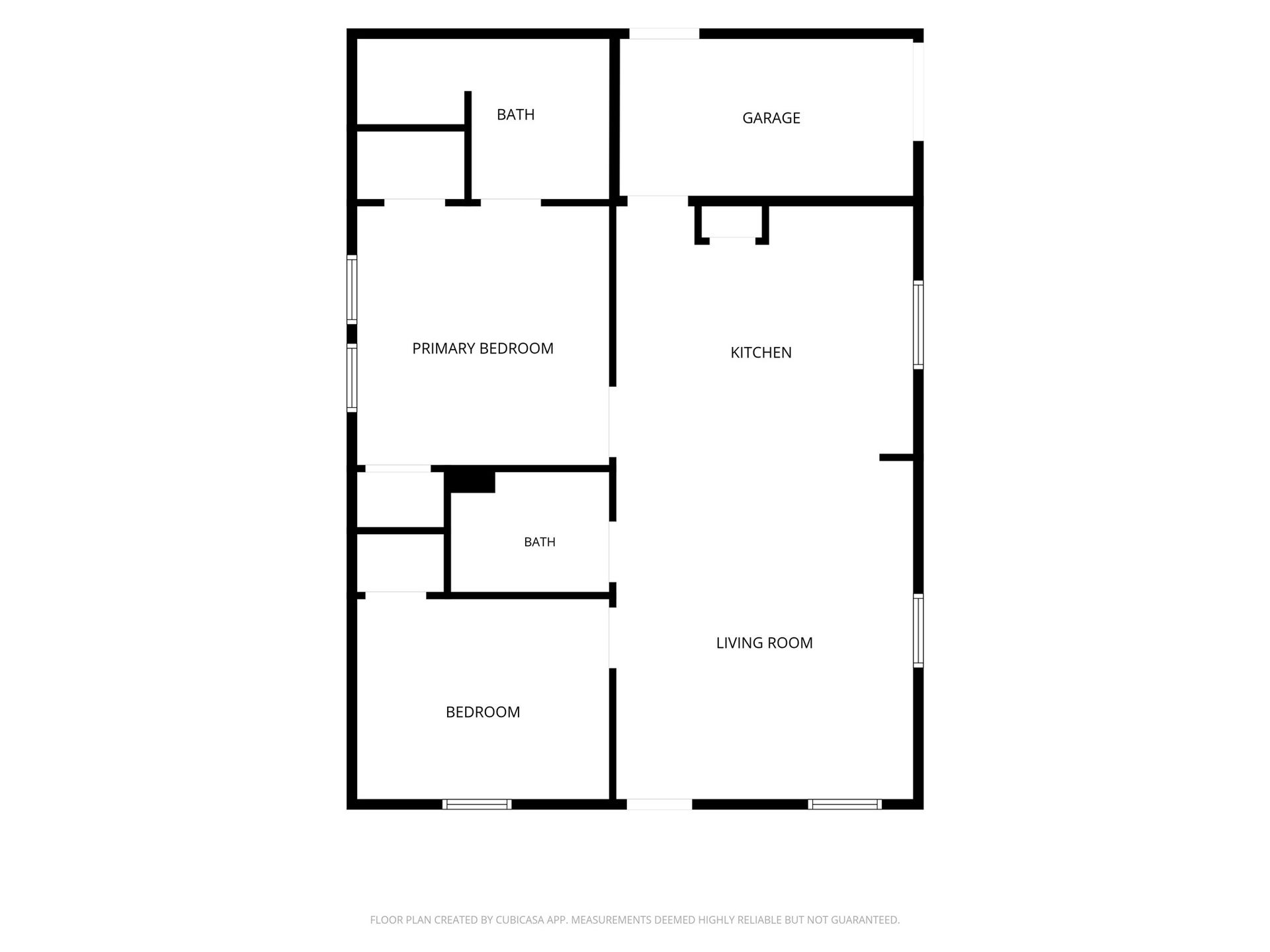 Some folks like to see black and white representations of home space.