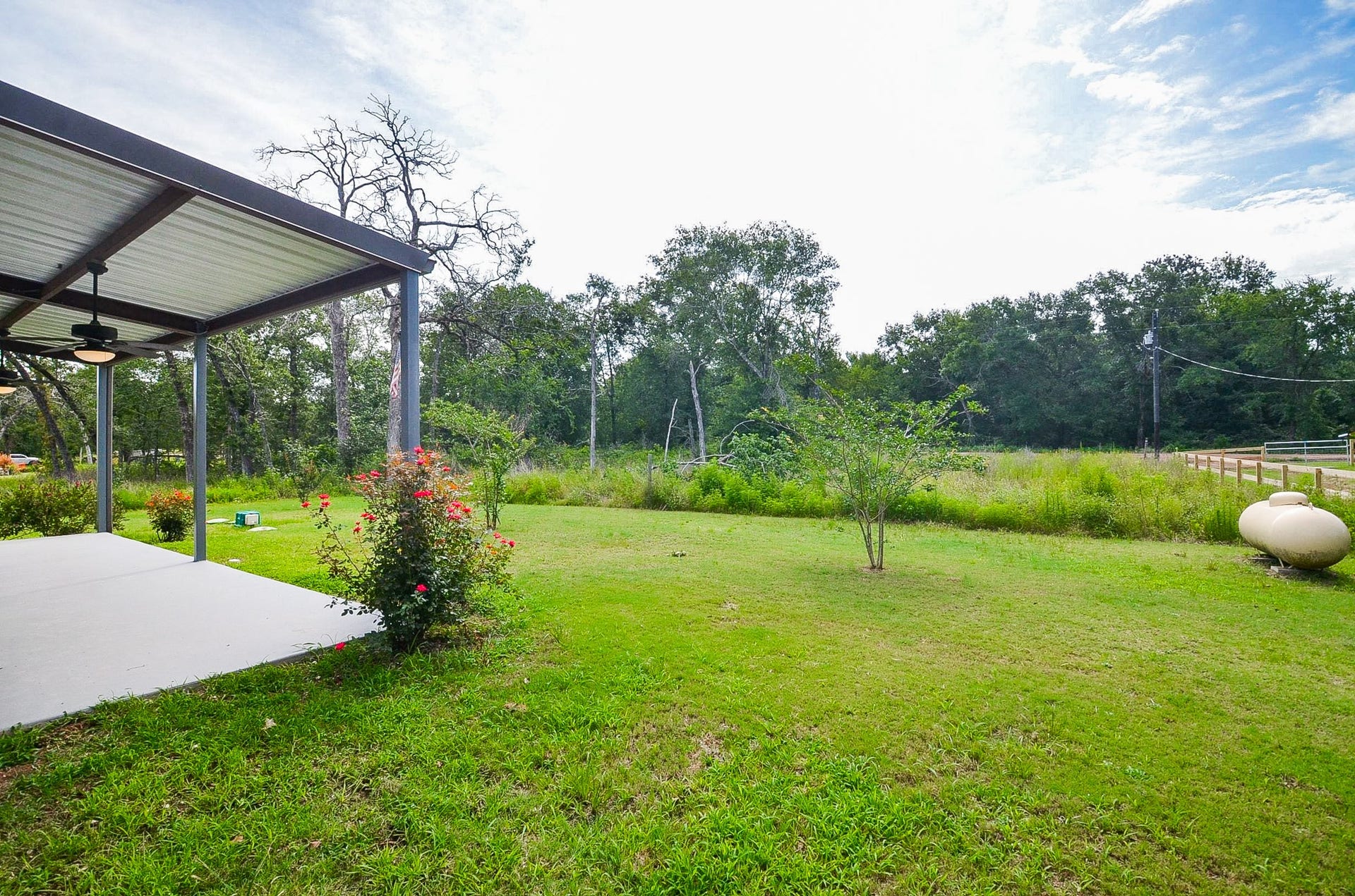 Communing with nature, on a daily and personal basis, is yours to enjoy in this lush backyard.