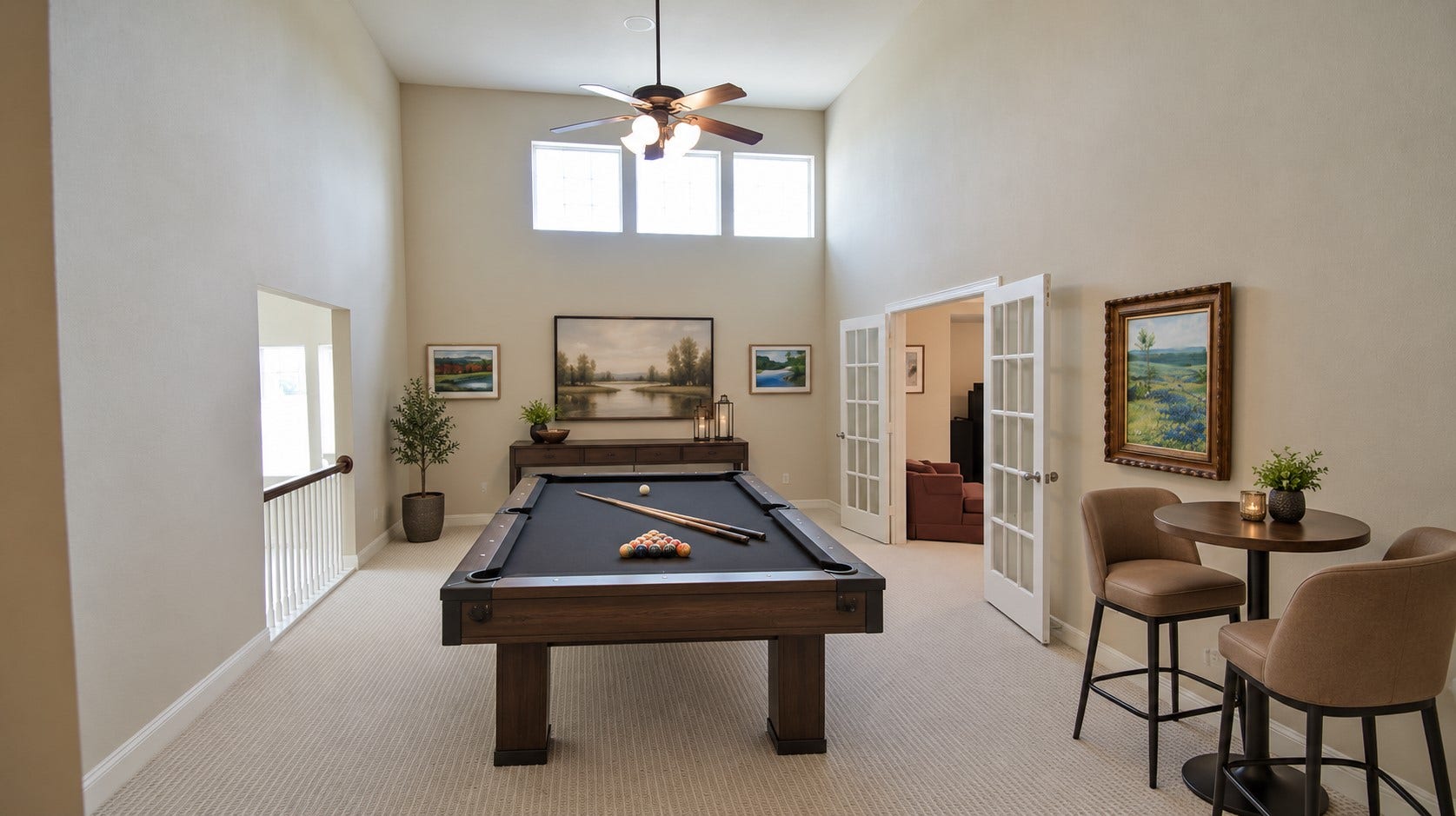 12103 Cypress Creek Lakes Drive, Cypress, TX 77433 Game room virtually staged.