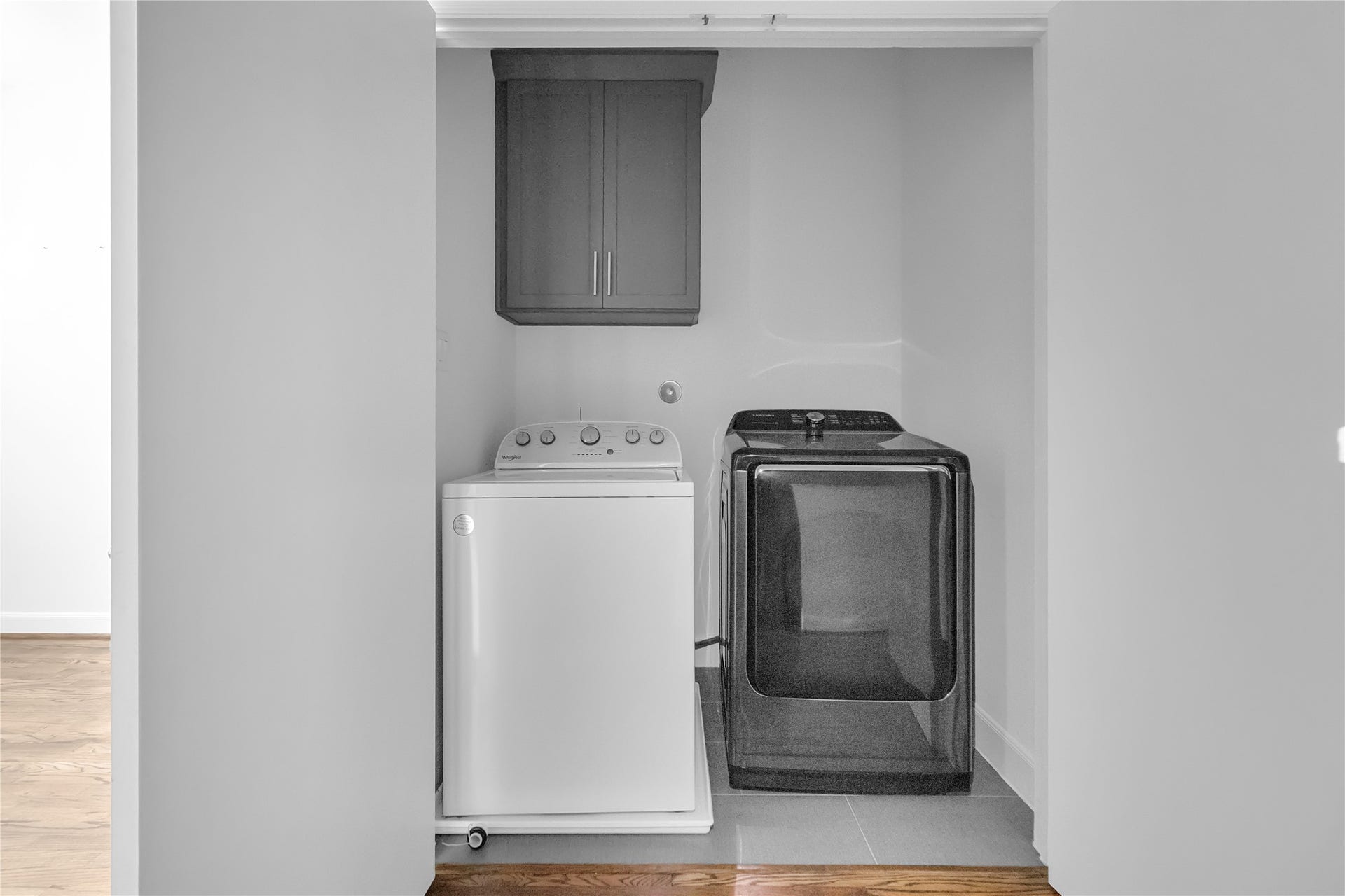 Across the hallway, you will find your last room with plenty of natural lighting and a private bathroom.