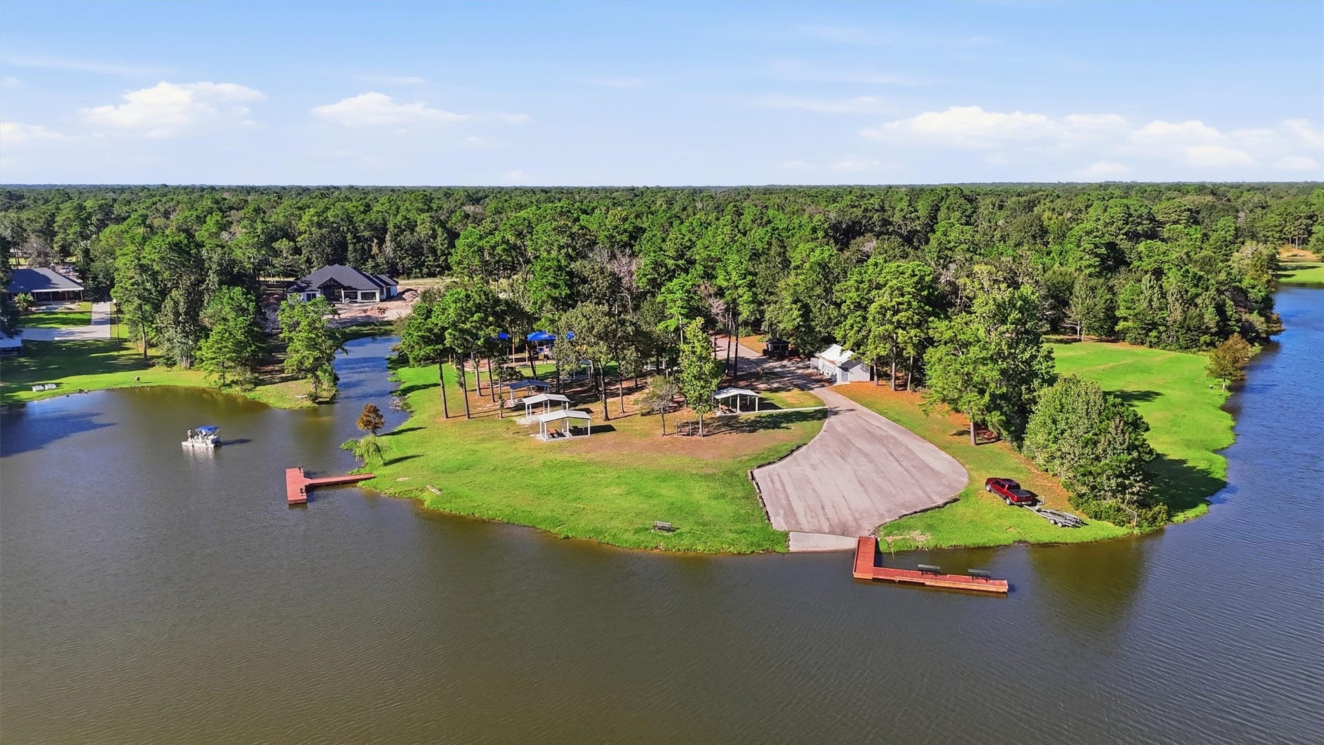 The Riverwalk park is a private access area that the residents can enjoy.