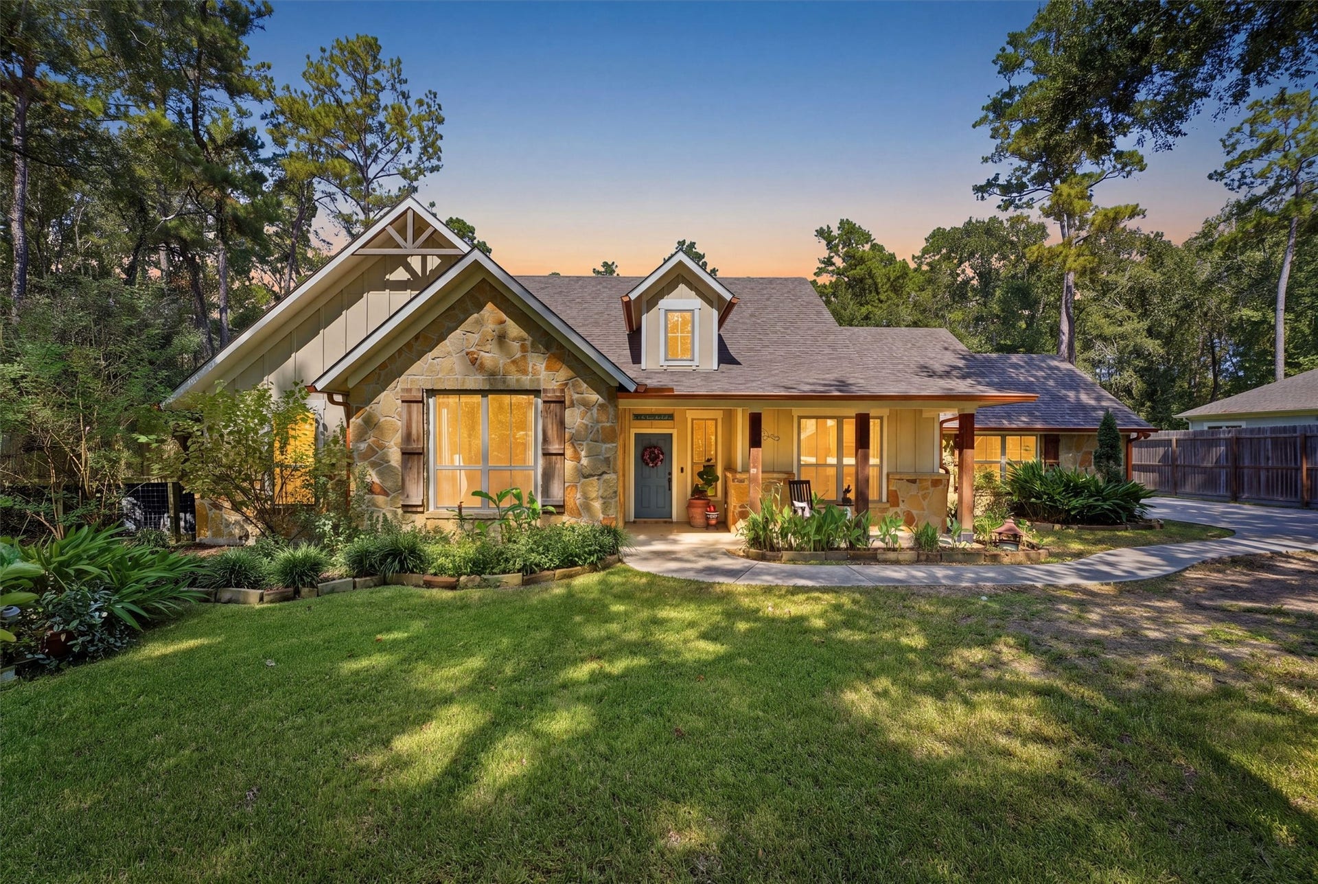 Information from Riverwalk website: Riverwalk is a deed-restricted acreage community in Porter, Texas. Lot sizes range from 1-5 acres with more than 1100 lots. Amenities include a 66-acre lake and canal system, lake park with pavilions and playground, boat ramp (small electric motor only), 2 docks, and a community reserve, which provides a walking trail and green space. Riverwalk is horse-friendly, allowing up to two horses per acre. Ducks, geese, herons, occasional bald eagles, and other birds are a pleasu