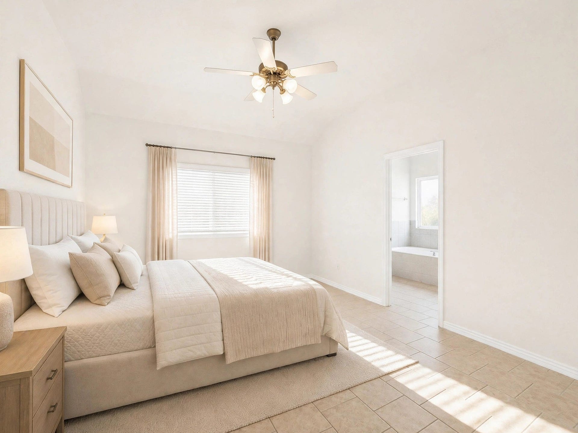 1902 Willow Ridge Ln, Fulshear, TX 77423 This furnished bedroom view offers inspiration for a relaxing retreat with soft natural light.(Virtually staged)