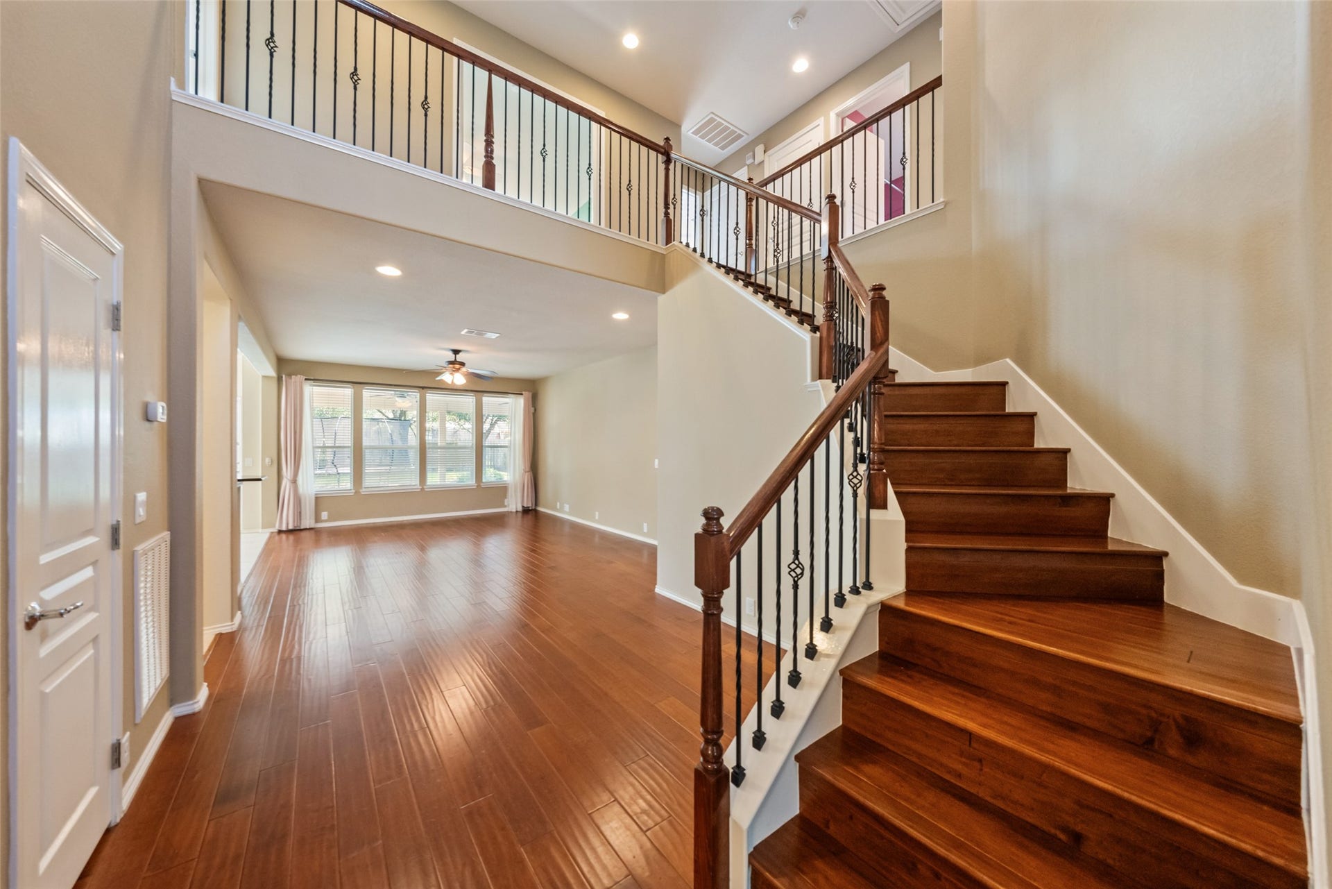 10014 Forrester Trail, Katy, TX 77494 Follow the gorgeous wood floor stairs to see the other bedrooms and game room -