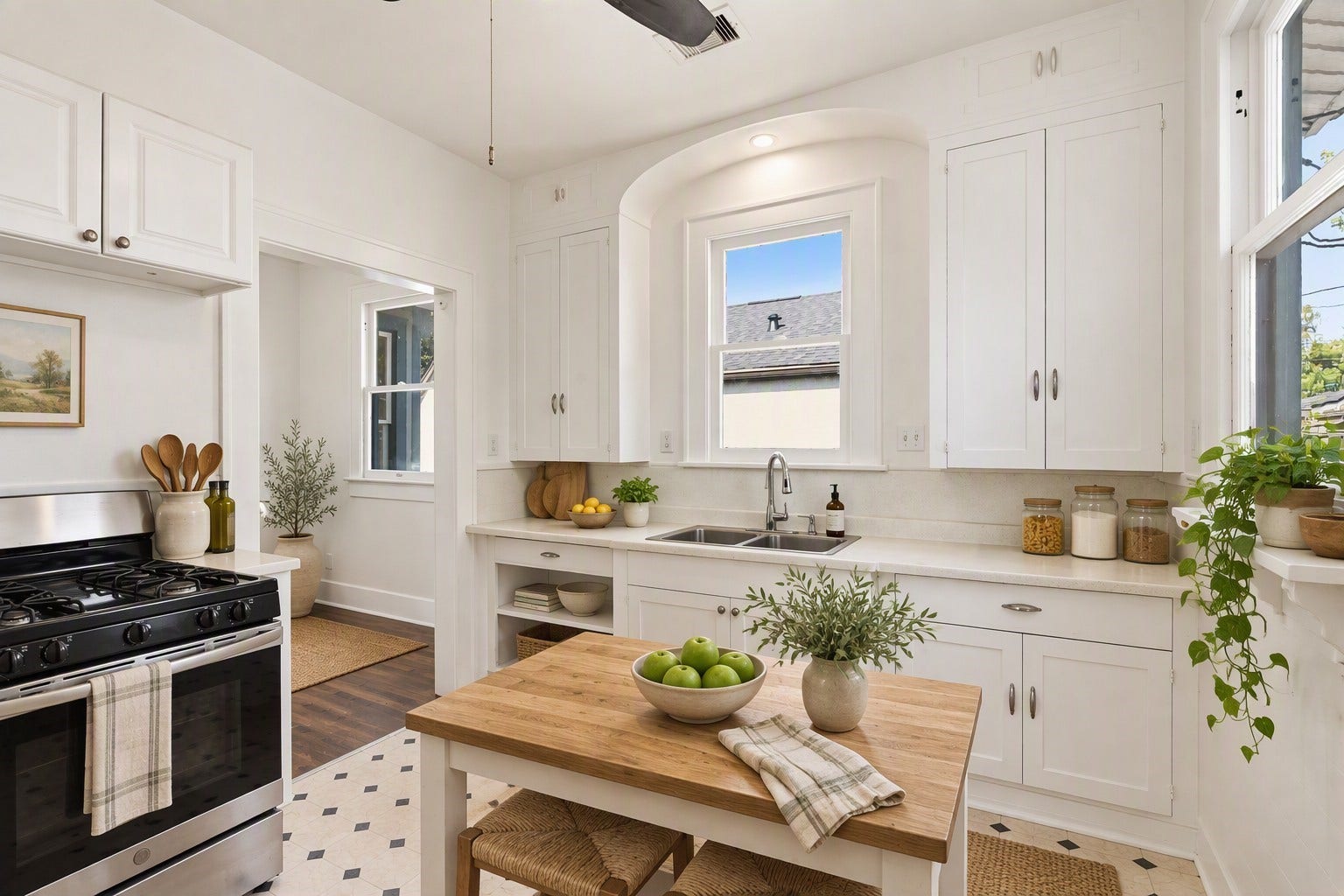 Virtually Staged Kitchen