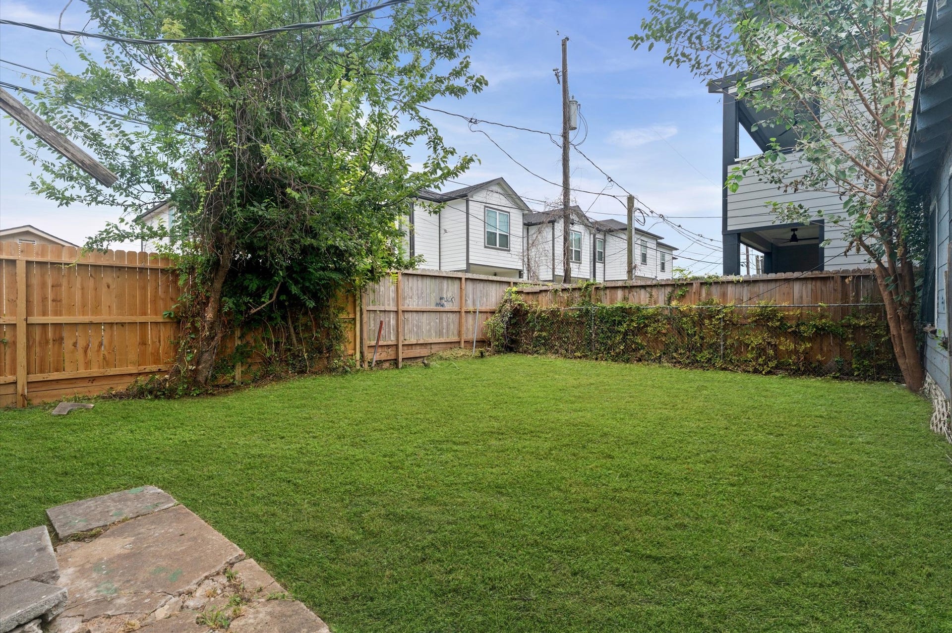 back yard