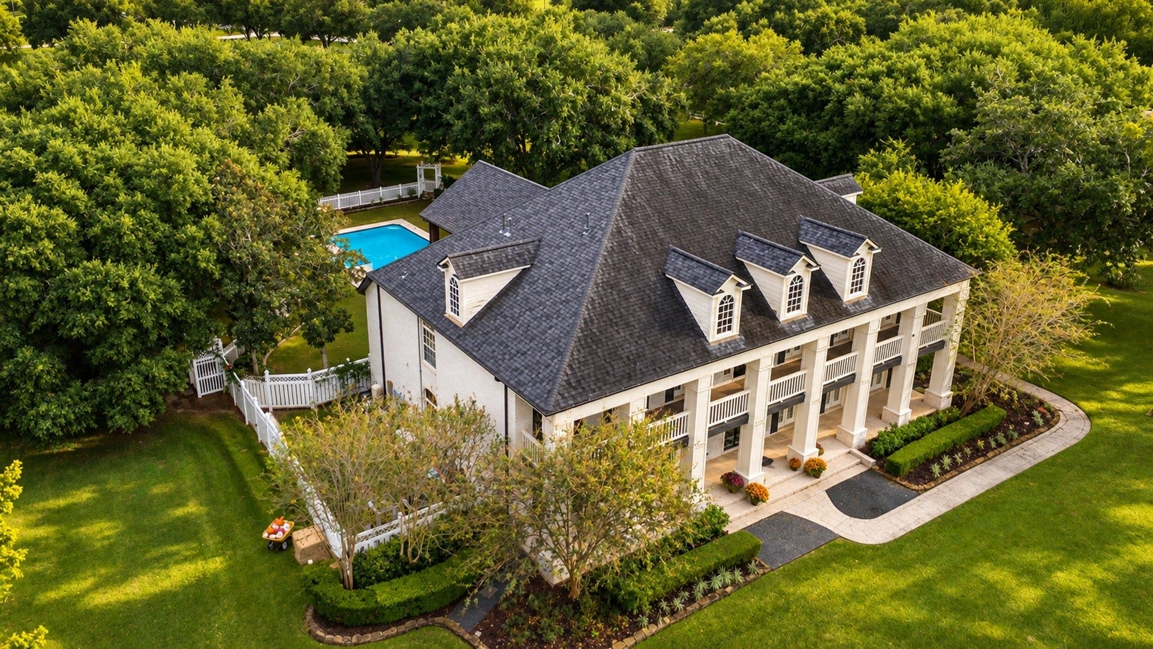 4510 River Forest Drive, Richmond, TX 77406 Surrounded by mature Oak and Pecan trees - this luxury estate has it all. A private backyard oasis with ample room to roam, and over $200K in recent updates.