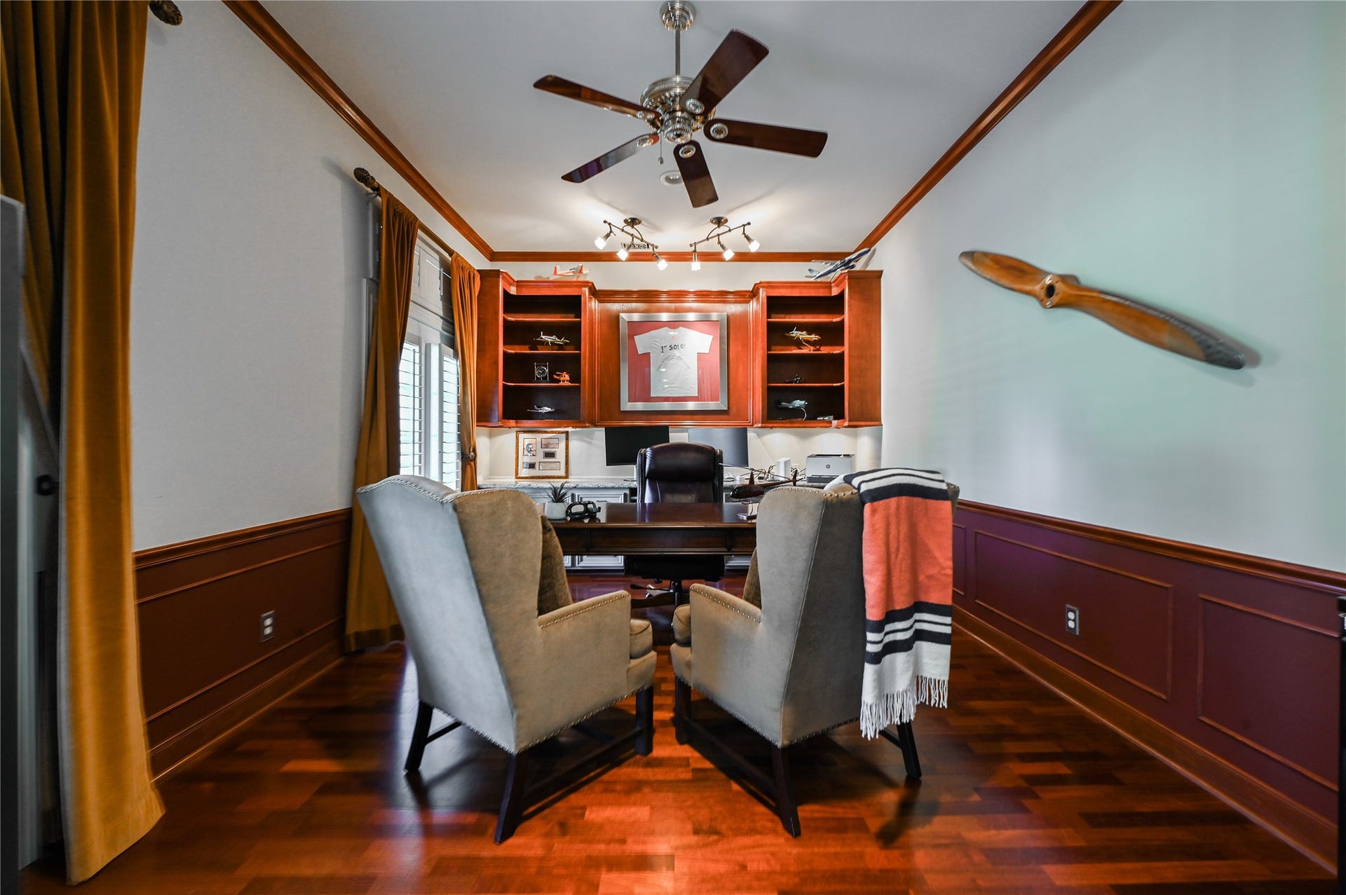 4510 River Forest Drive, Richmond, TX 77406 The office is located downstairs at the front of the home.