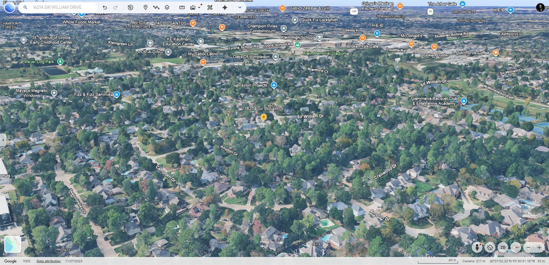 16214 Sir William Drive, Spring, TX 77379