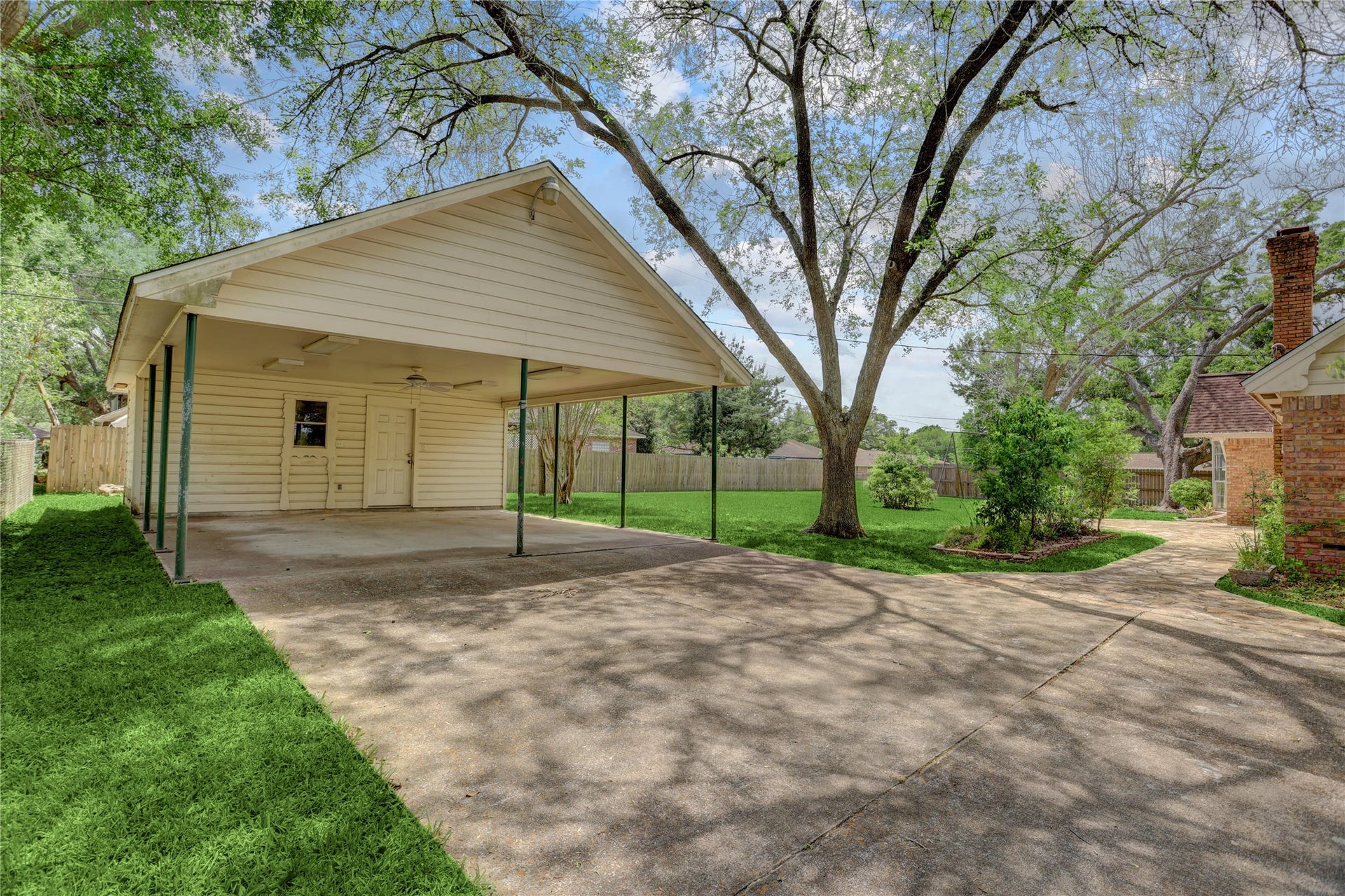 105 Hillcrest Drive, Alvin, TX 77511 Storage Room and Carport
