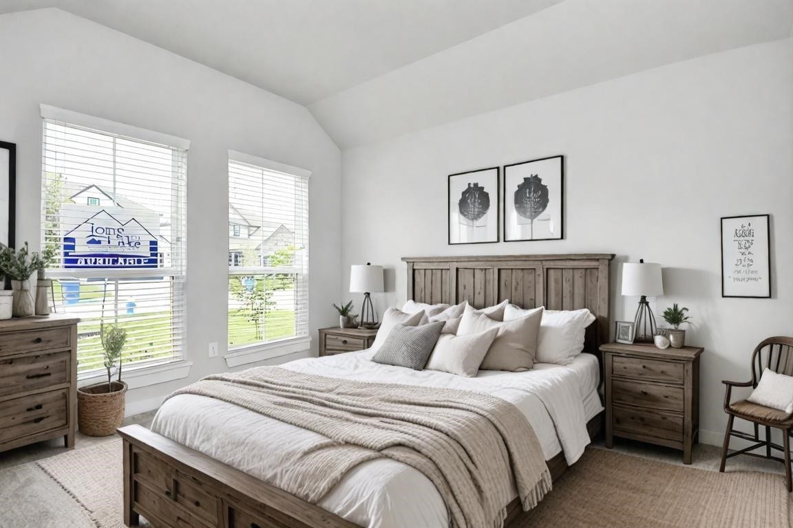 15611 Kirkton Raye Drive, Humble, TX 77346 Primary bedroom. This room is virtually staged.