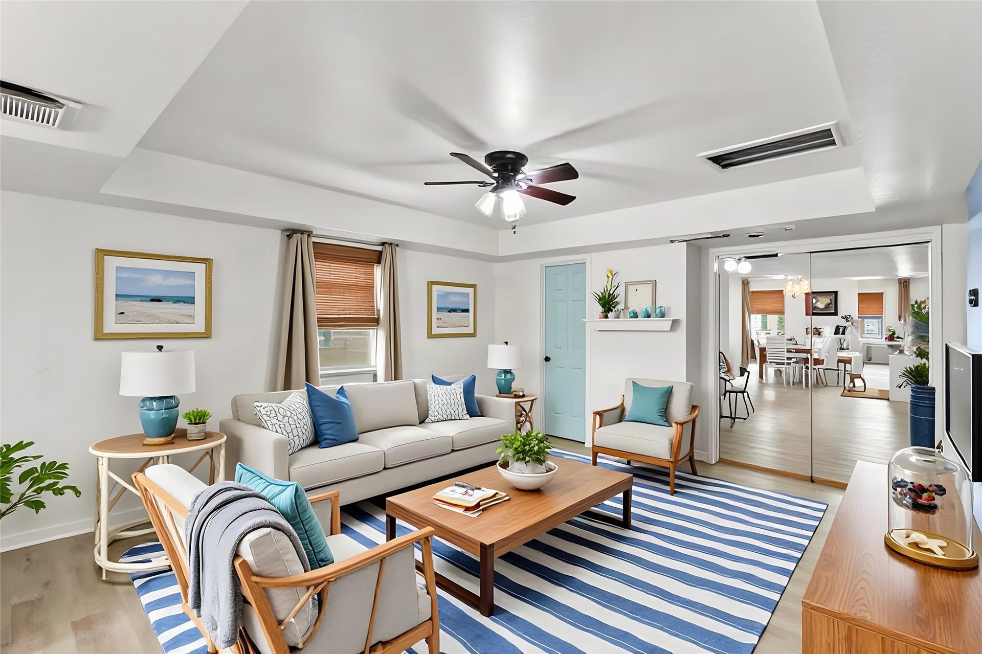 308 Sea Bean Street, Surfside Beach, TX 77541 This photo has been virtually staged. Furniture and dcor shown are for illustrative purposes only and are not included in the sale.