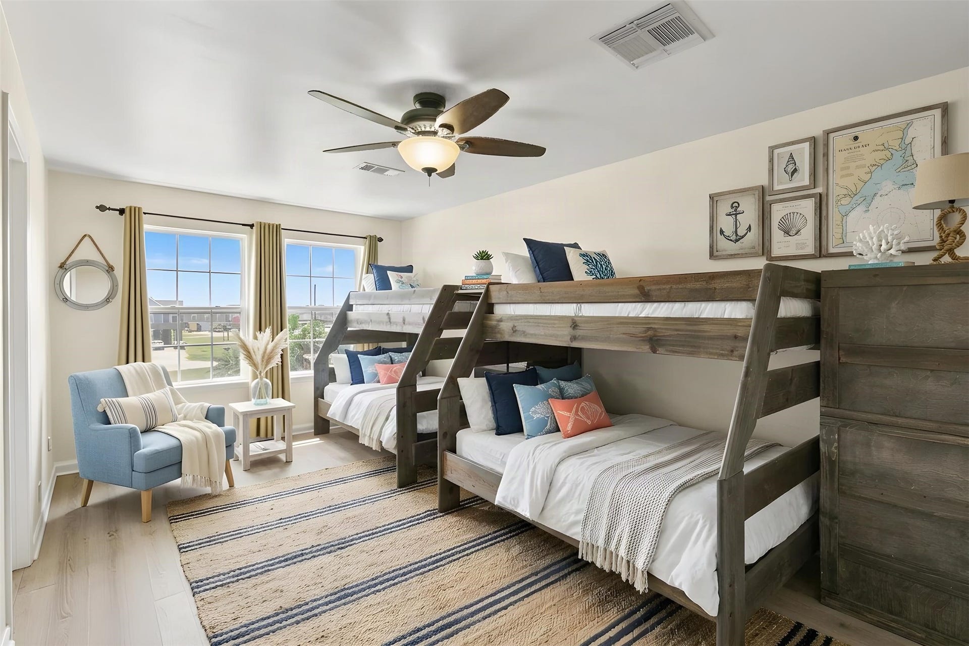 308 Sea Bean Street, Surfside Beach, TX 77541 This photo has been virtually staged. Furniture and dcor shown are for illustrative purposes only and are not included in the sale.